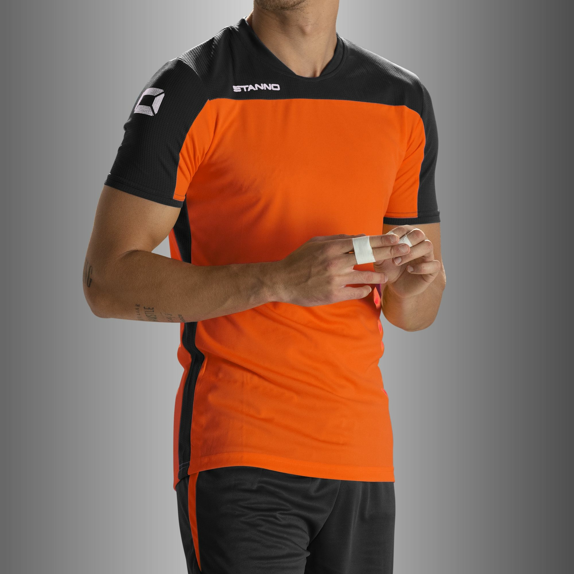 Stanno Pride shirt - oranje/zwart, foto 2 van 6