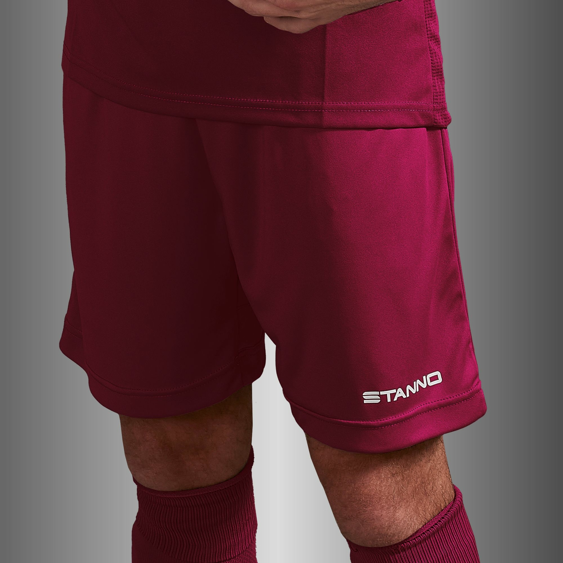 Stanno Field short - bordeaux rood, foto 2 van 6