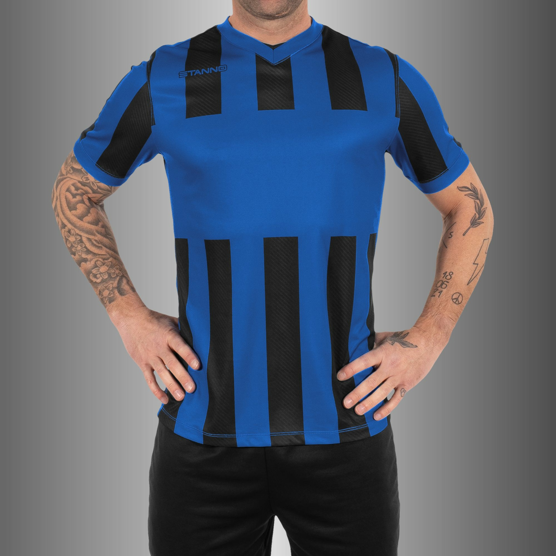 Stanno Aspire shirt - blauw/zwart, foto 2 van 6