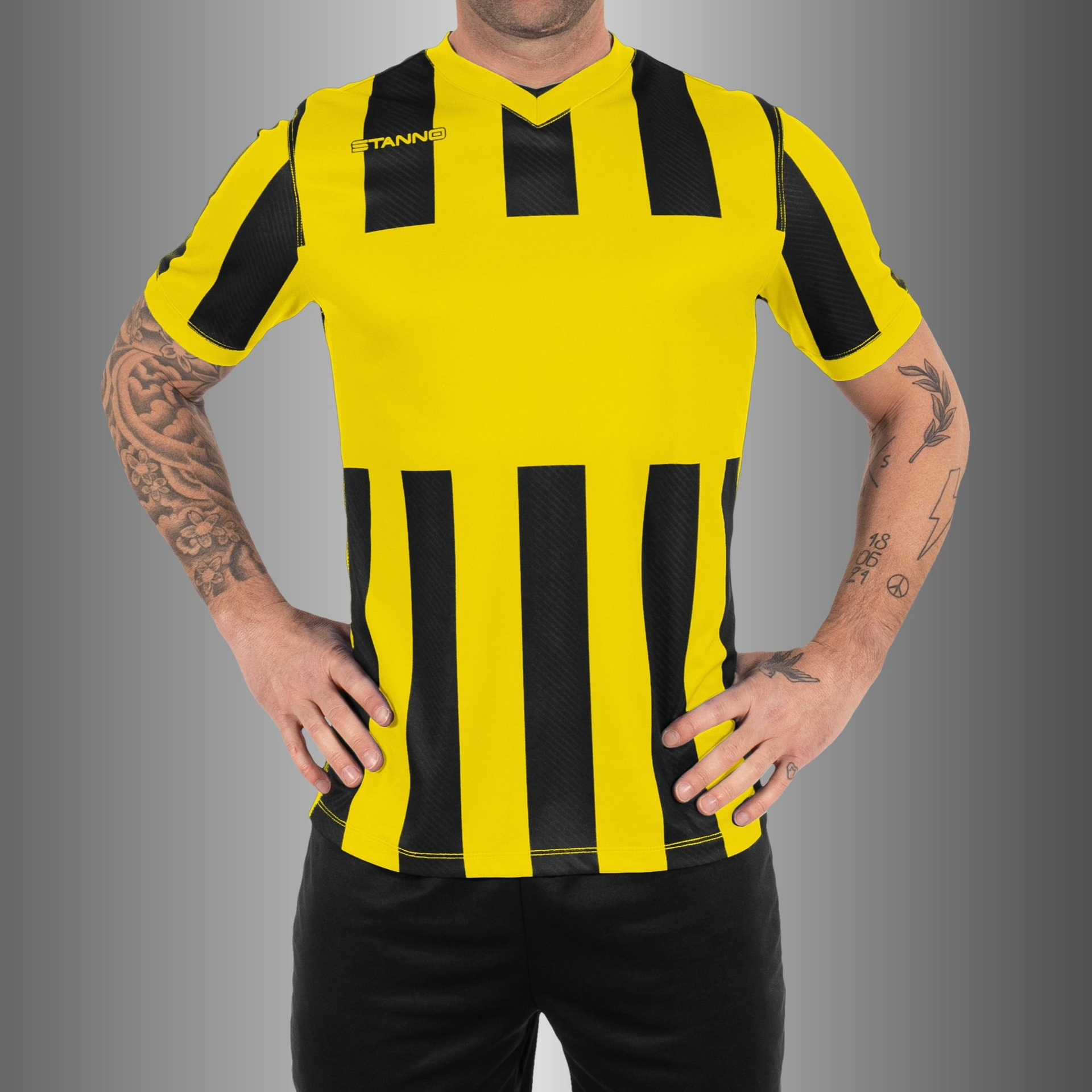 Stanno Aspire shirt - geel/zwart, foto 2 van 6
