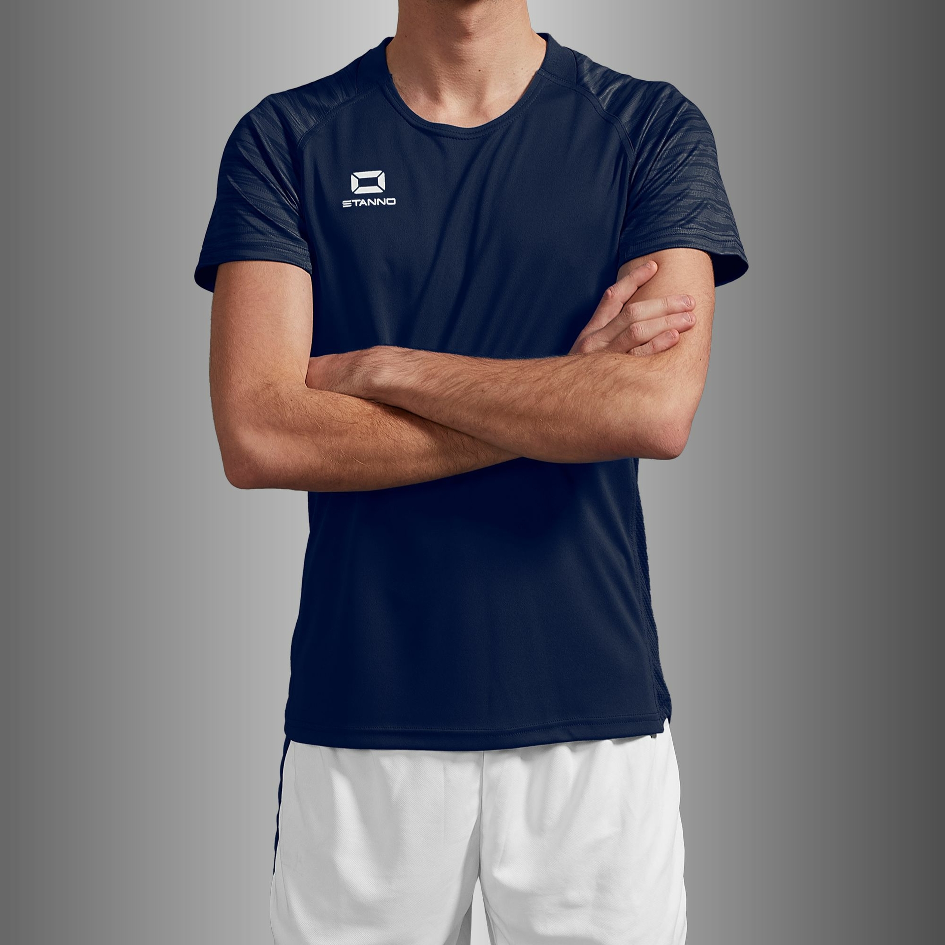 Stanno Bolt shirt - navy, foto 2 van 6