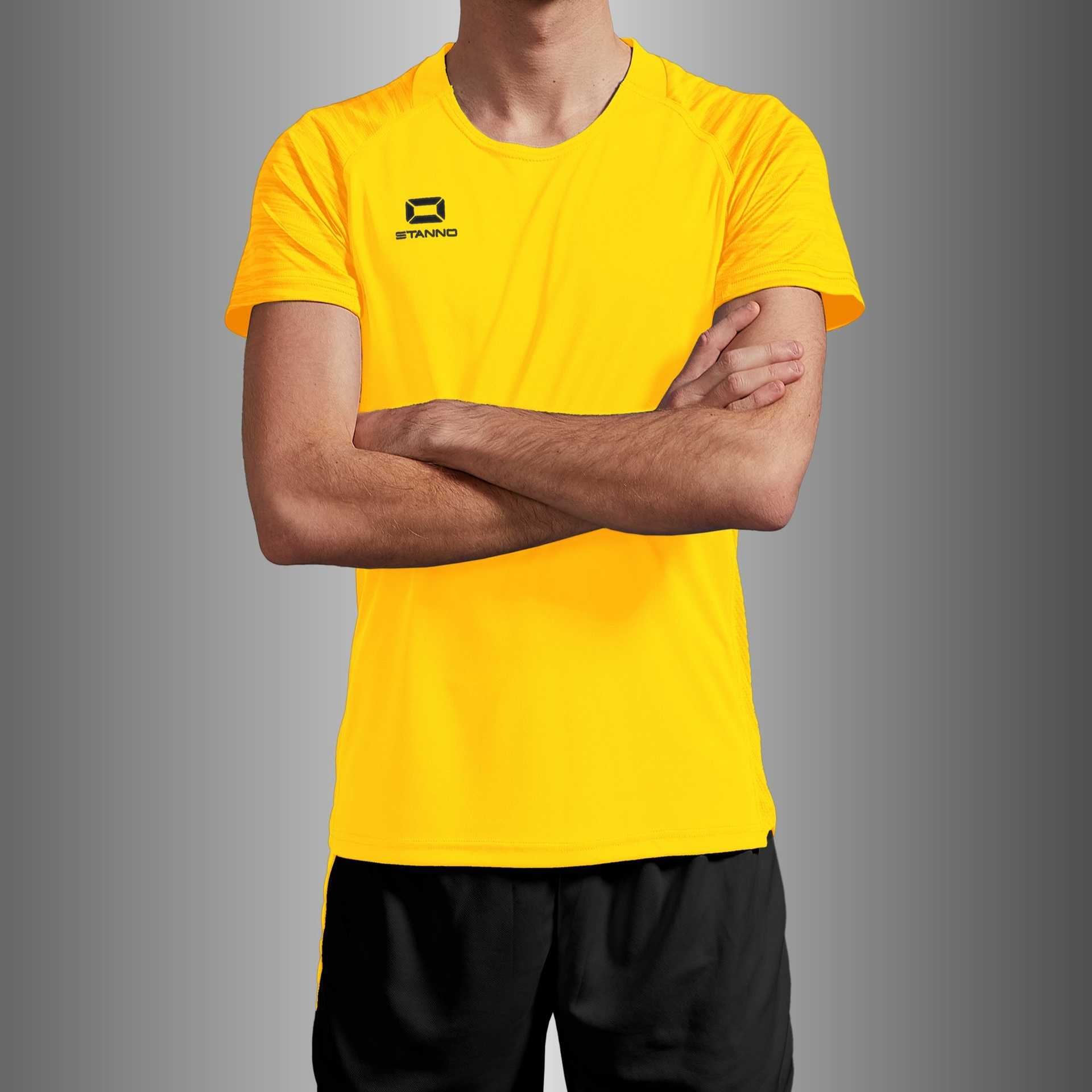 Stanno Bolt shirt - geel, foto 2 van 6