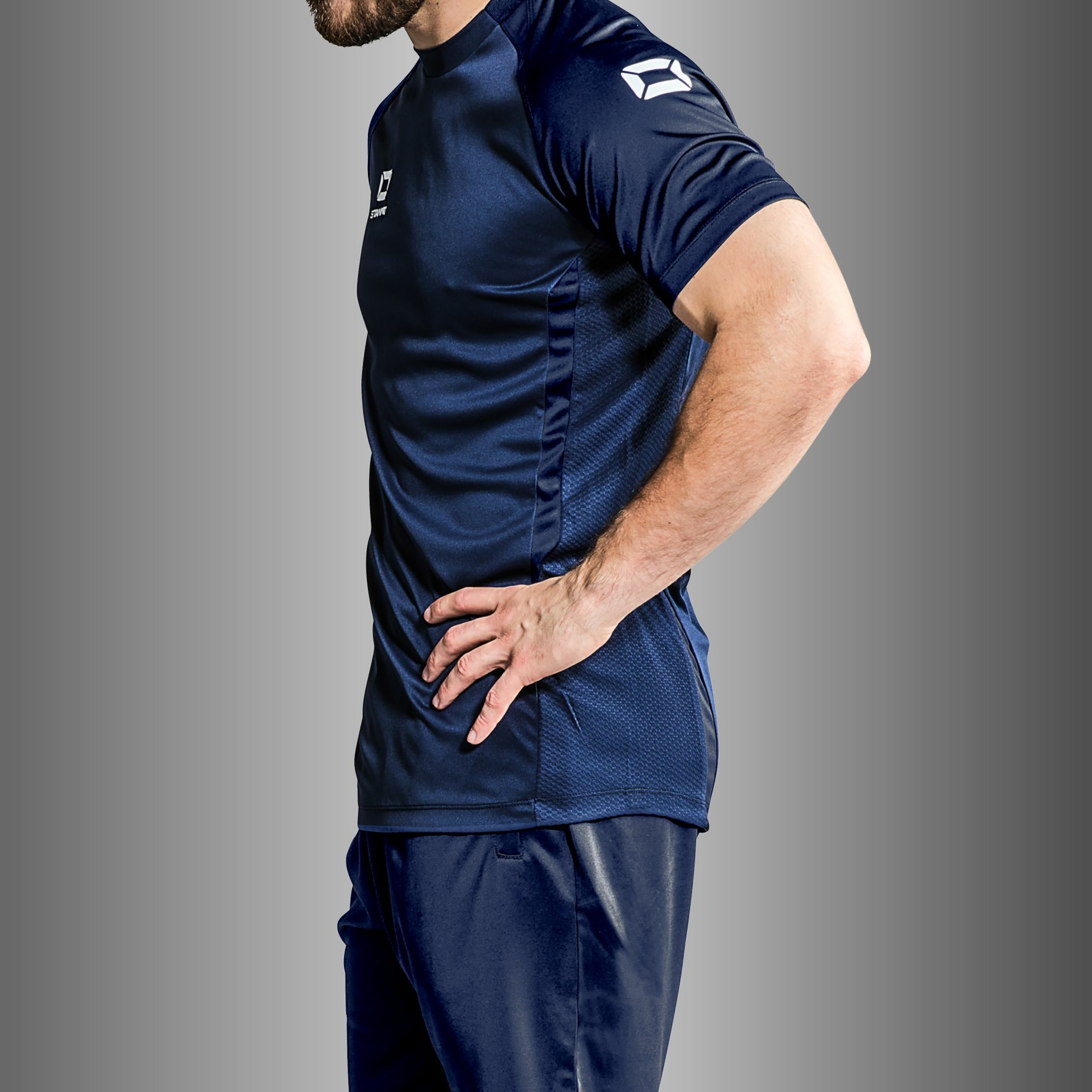 Stanno Stadio shirt - navy, foto 2 van 5