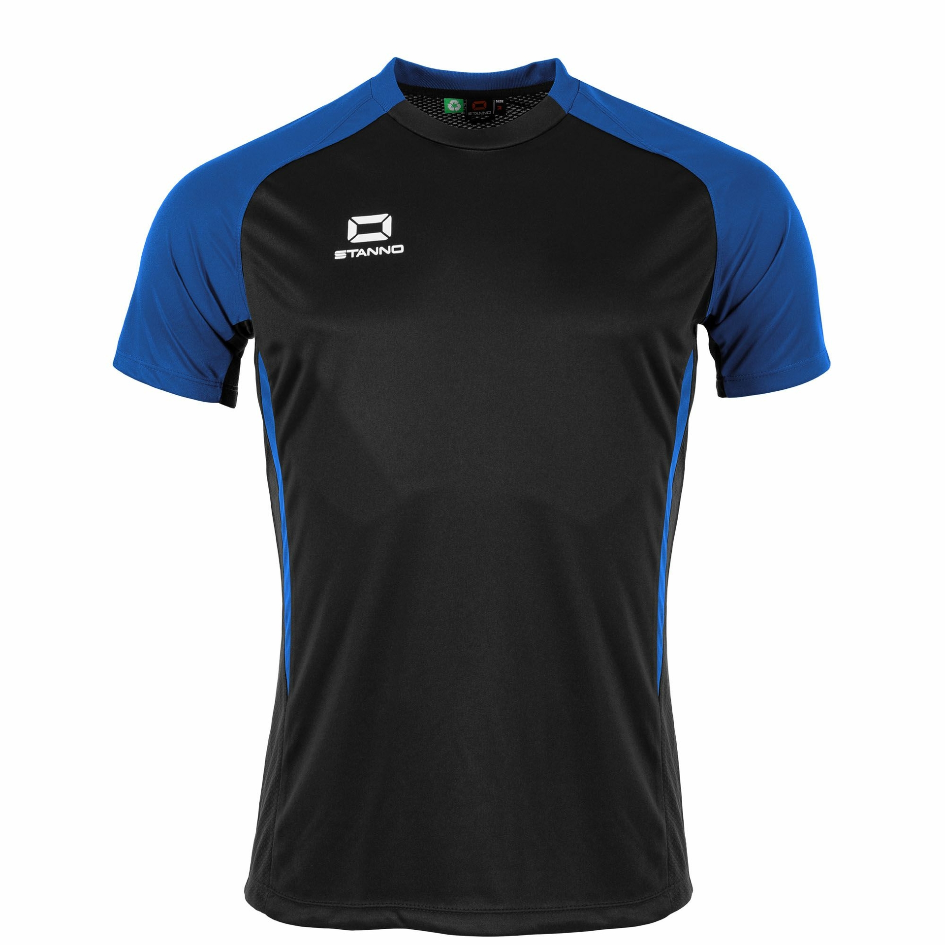 Stanno Stadio shirt - zwart/blauw, foto 3 van 5
