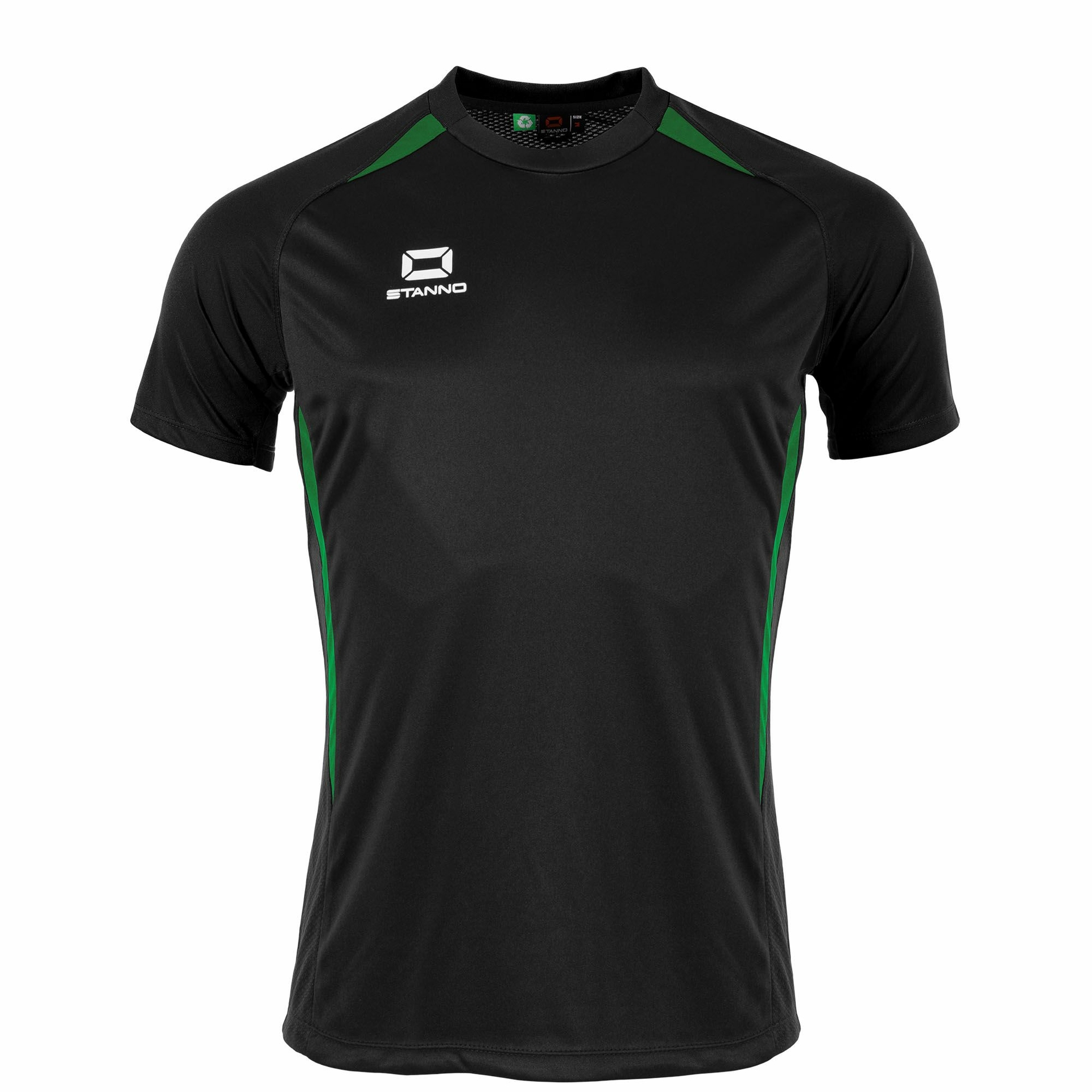 Stanno Stadio shirt - zwart/groen, foto 3 van 5