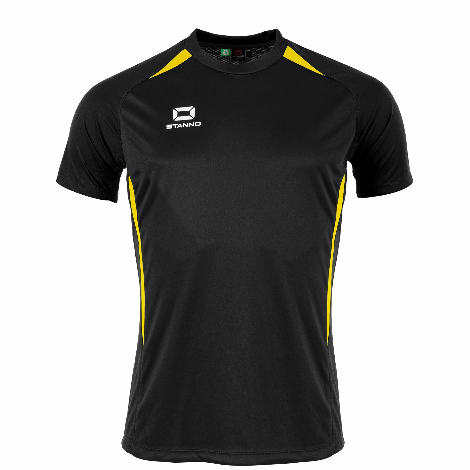 Stanno Stadio shirt - zwart/geel, foto 3 van 5