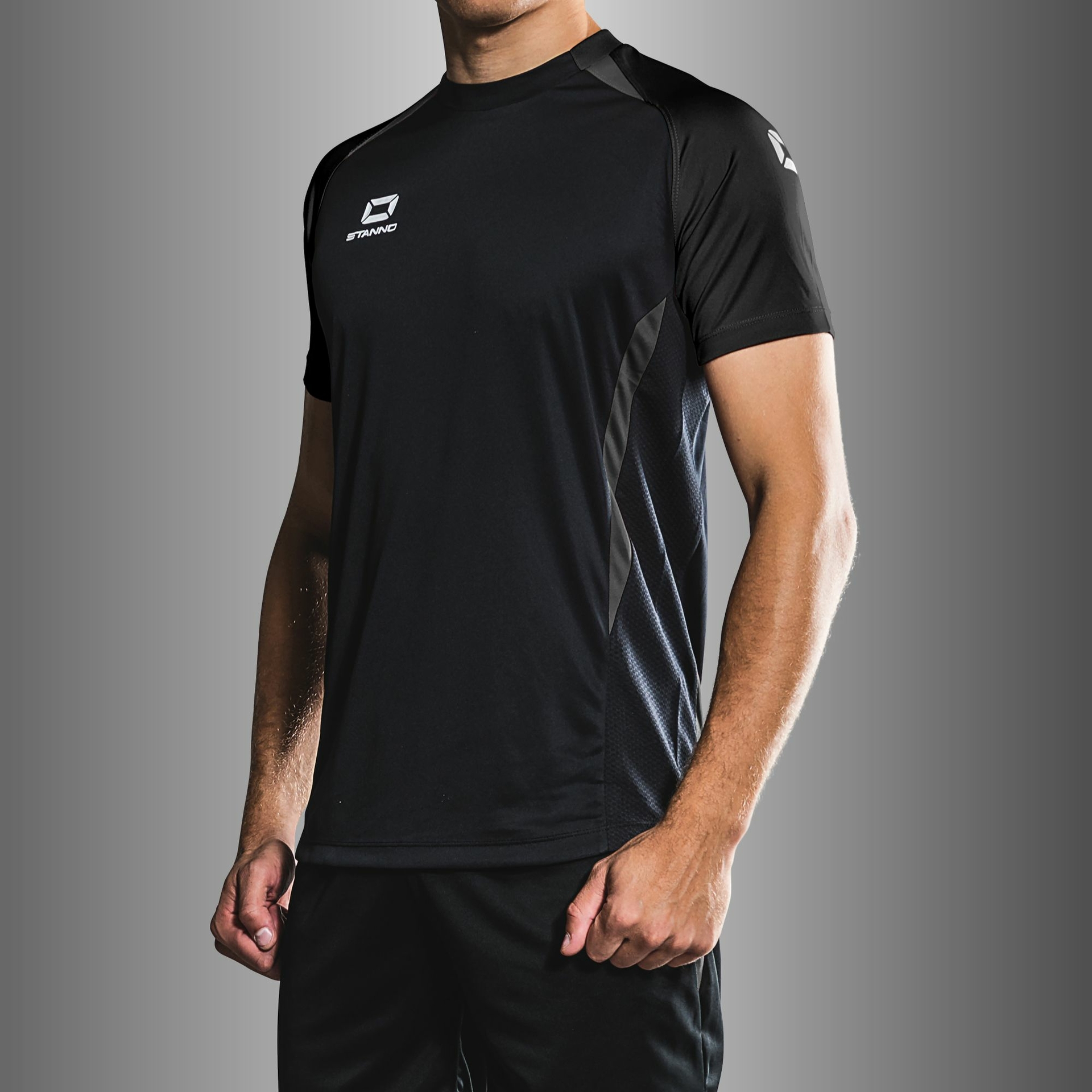 Stanno Stadio shirt - zwart, foto 2 van 5