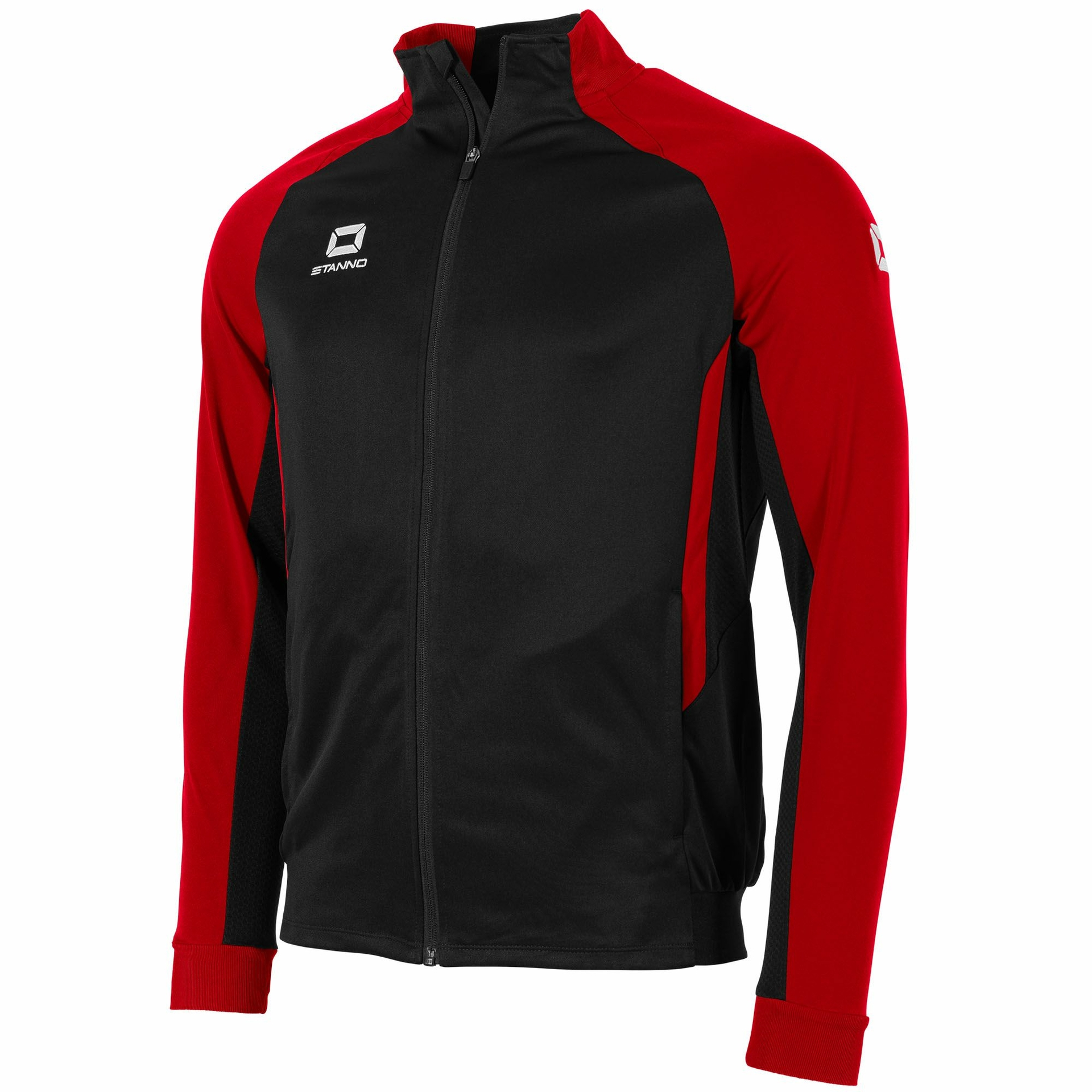 Stanno Stadio Full Zip Top - zwart/rood