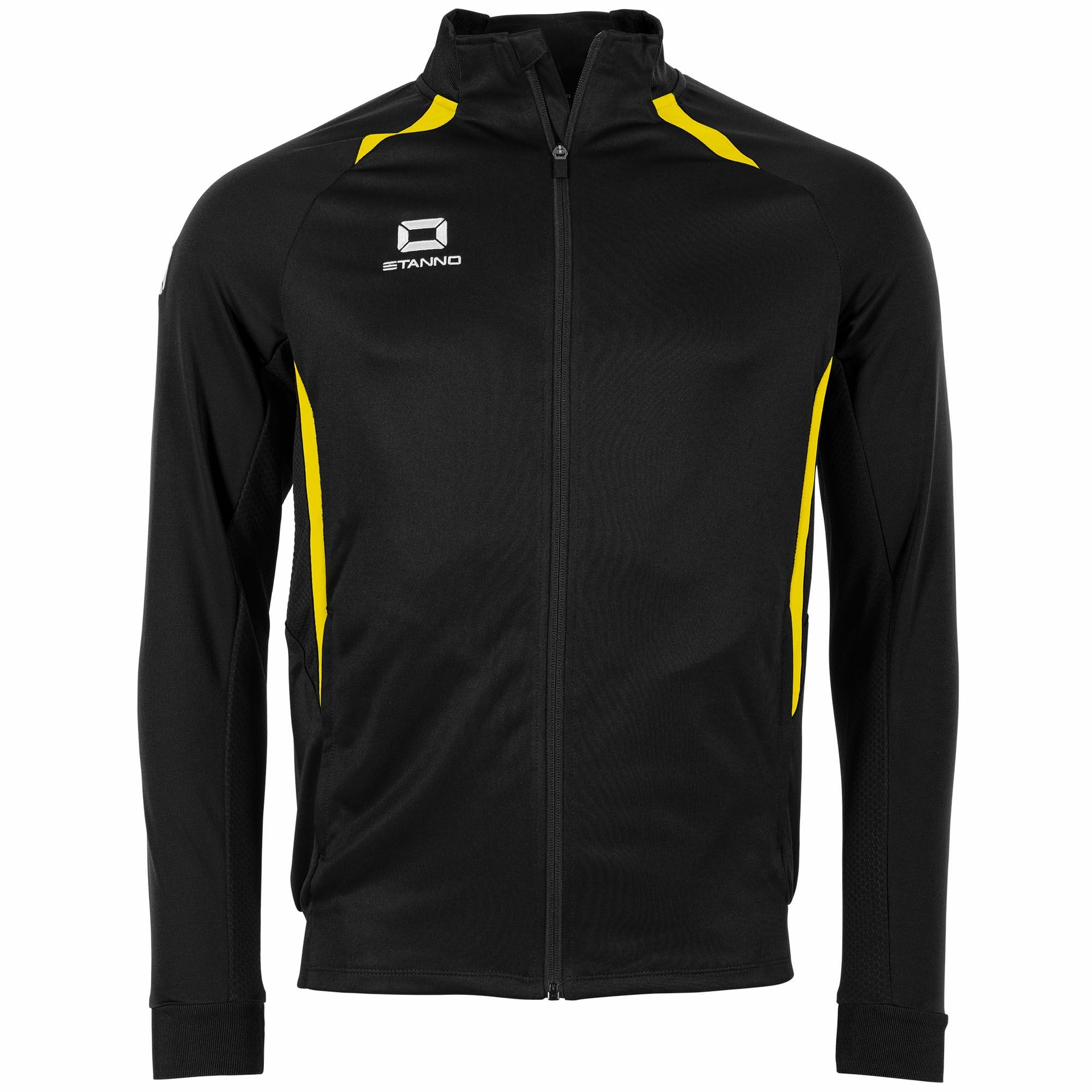 Stanno Stadio Full Zip Top - zwart/geel, foto 4 van 6