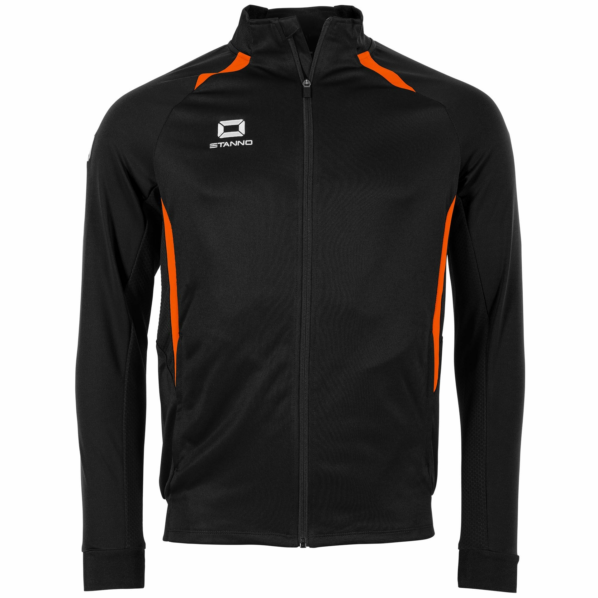 Stanno Stadio Full Zip Top - zwart/oranje, foto 3 van 6