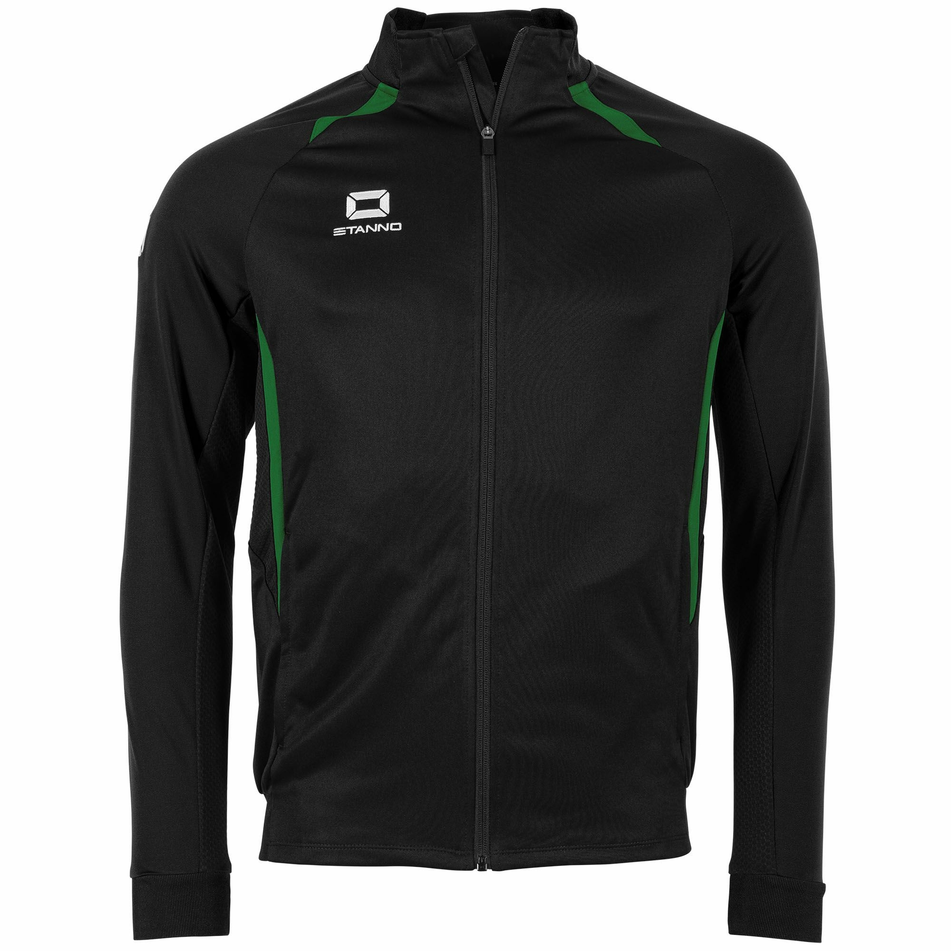 Stanno Stadio Full Zip Top - zwart/groen, foto 3 van 6