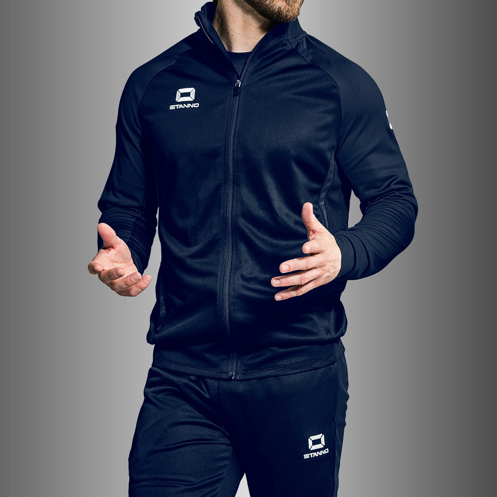 Stanno Stadio Full Zip Top - navy, foto 2 van 6
