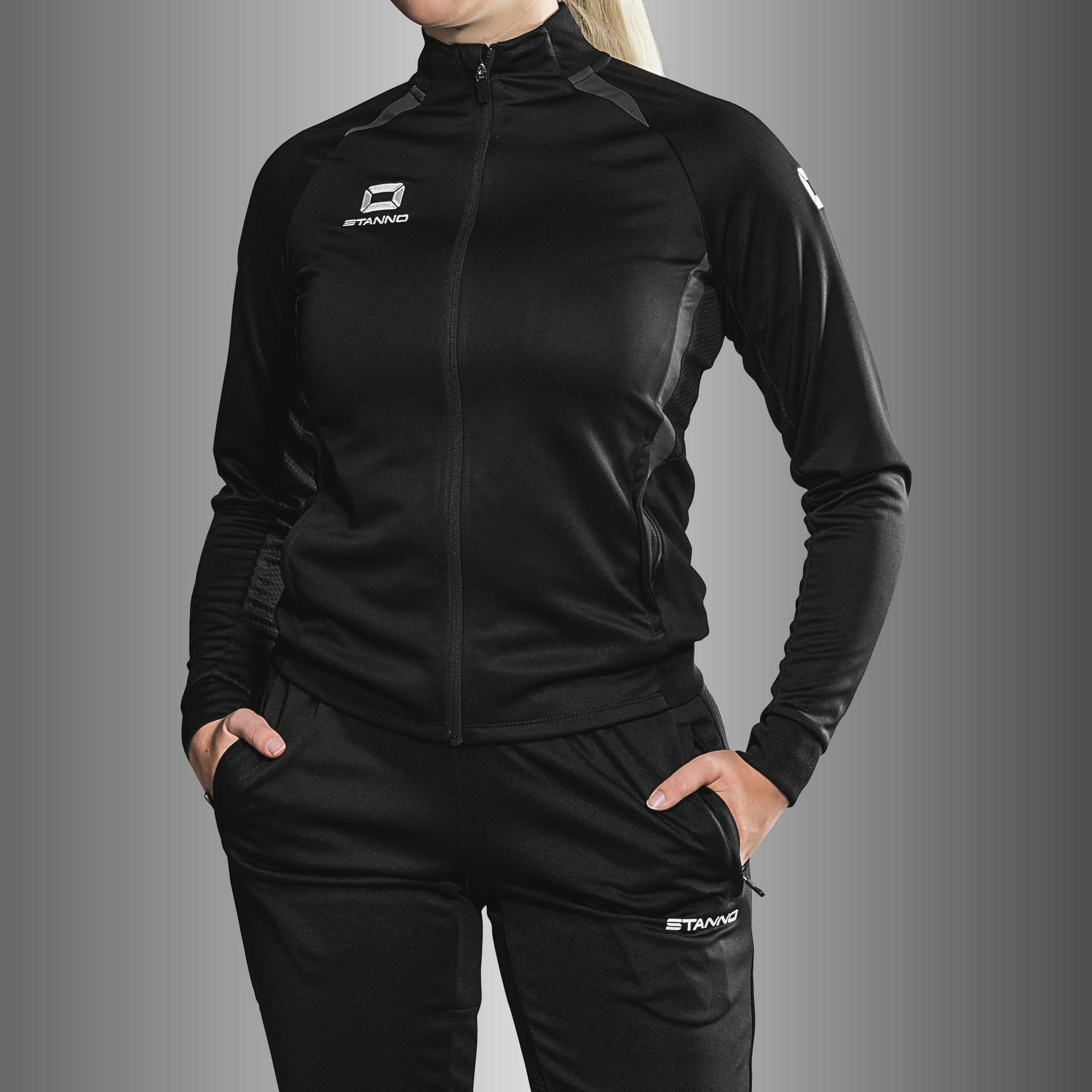 Stanno Stadio Full Zip Top dames - zwart, foto 2 van 6