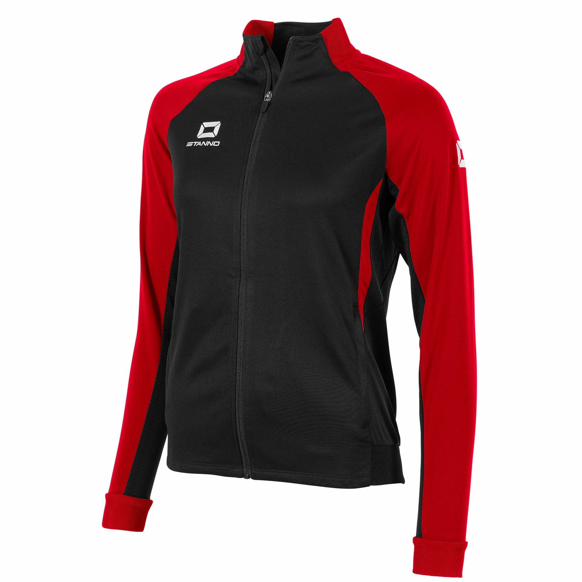 Stanno Stadio Full Zip Top dames - zwart/rood