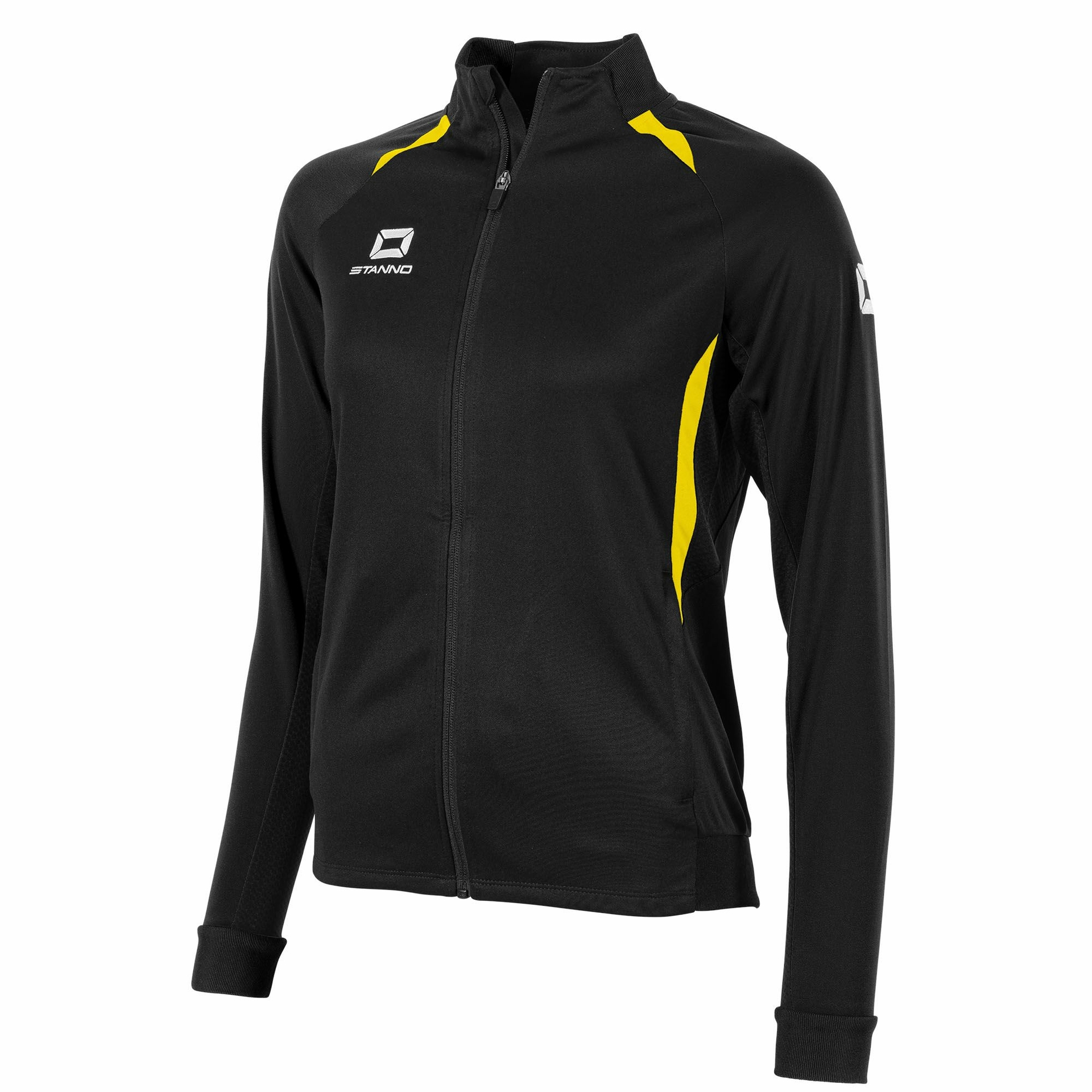 Stanno Stadio Full Zip Top dames - zwart/geel