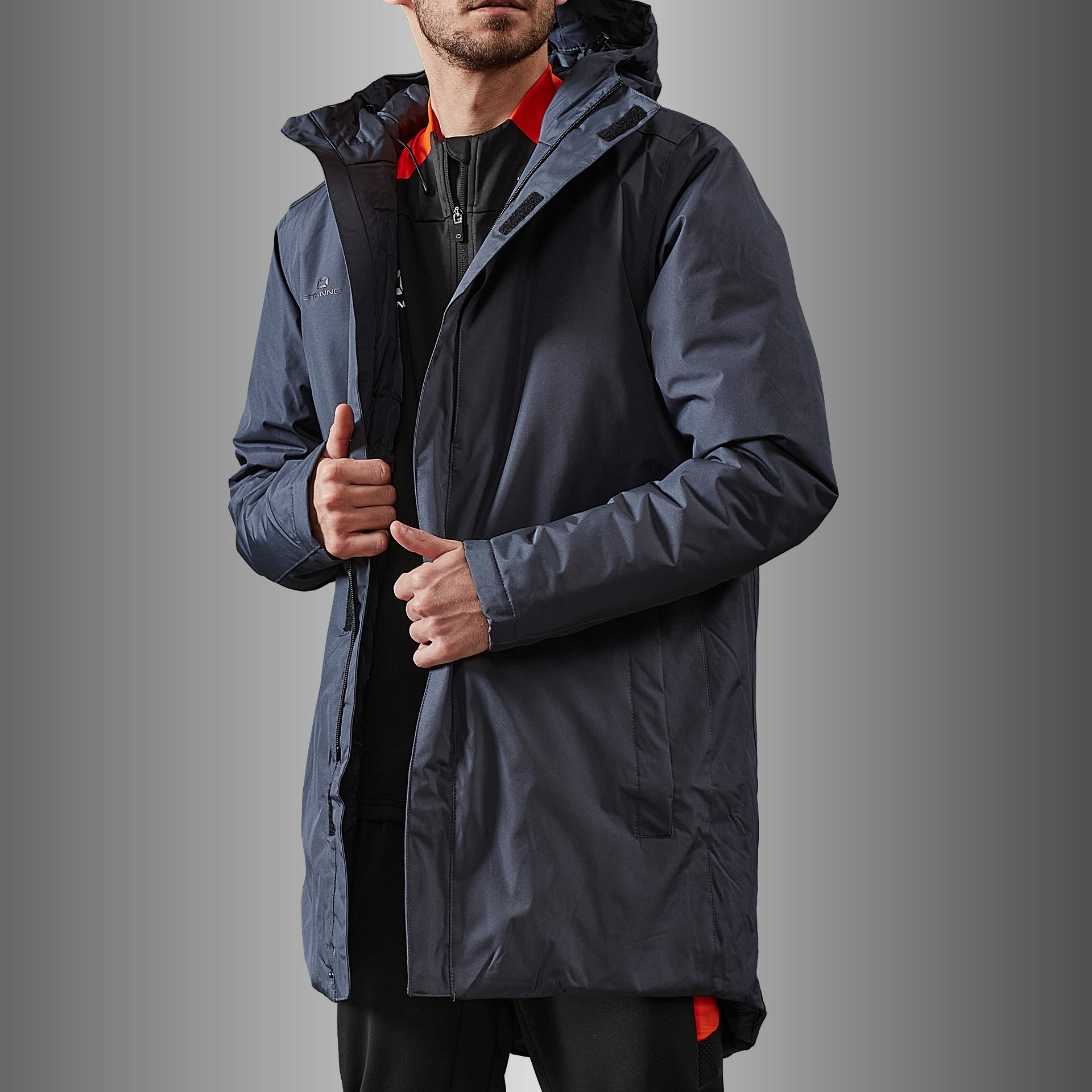Stanno Prime Padded Coach Jacket - antracietgrijs, foto 2 van 6