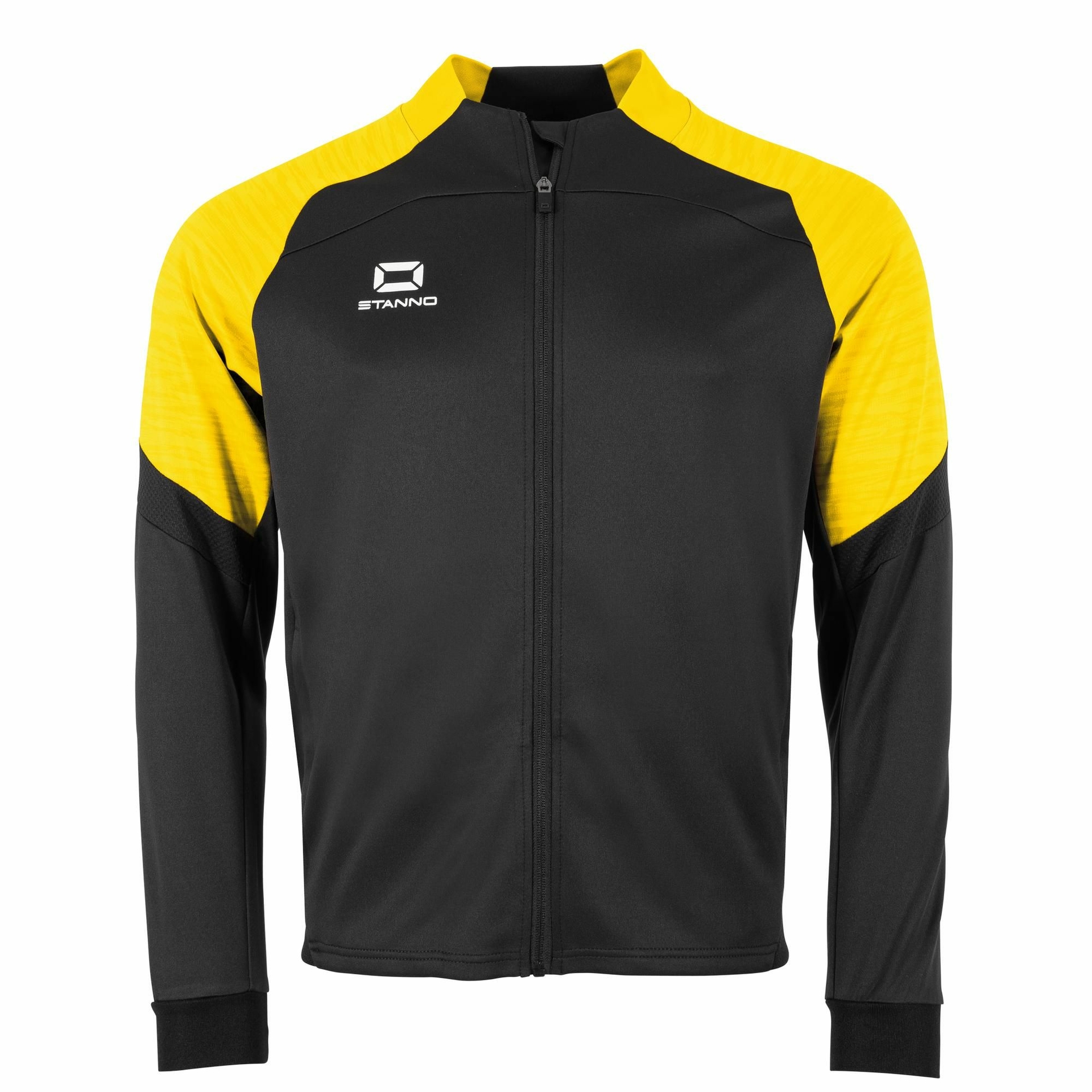 Stanno Bolt Full Zip Top - zwart/geel, foto 3 van 6