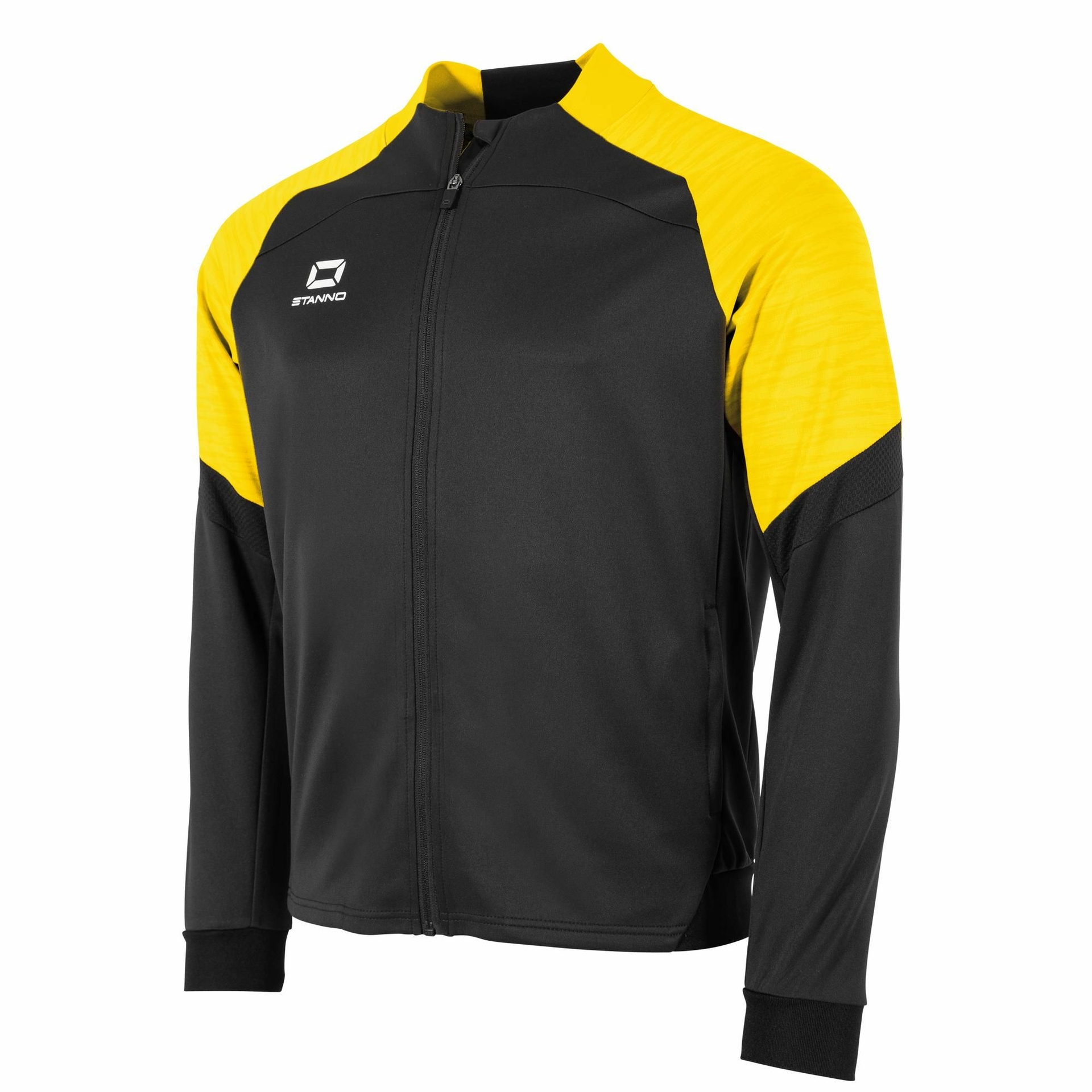 Stanno Bolt Full Zip Top - zwart/geel
