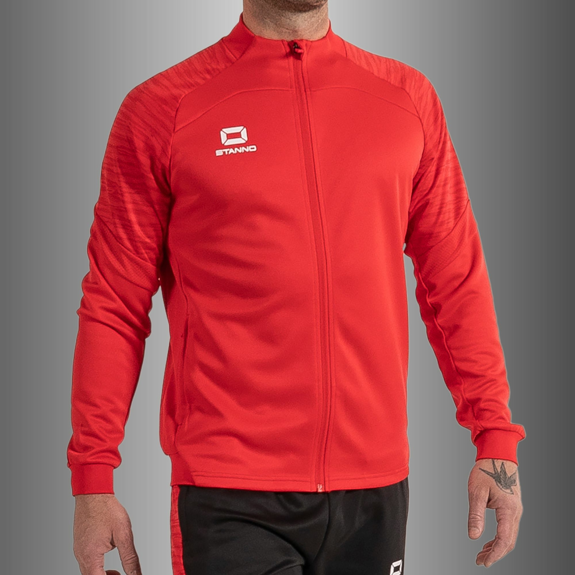 Stanno Bolt Full Zip Top - rood, foto 2 van 6