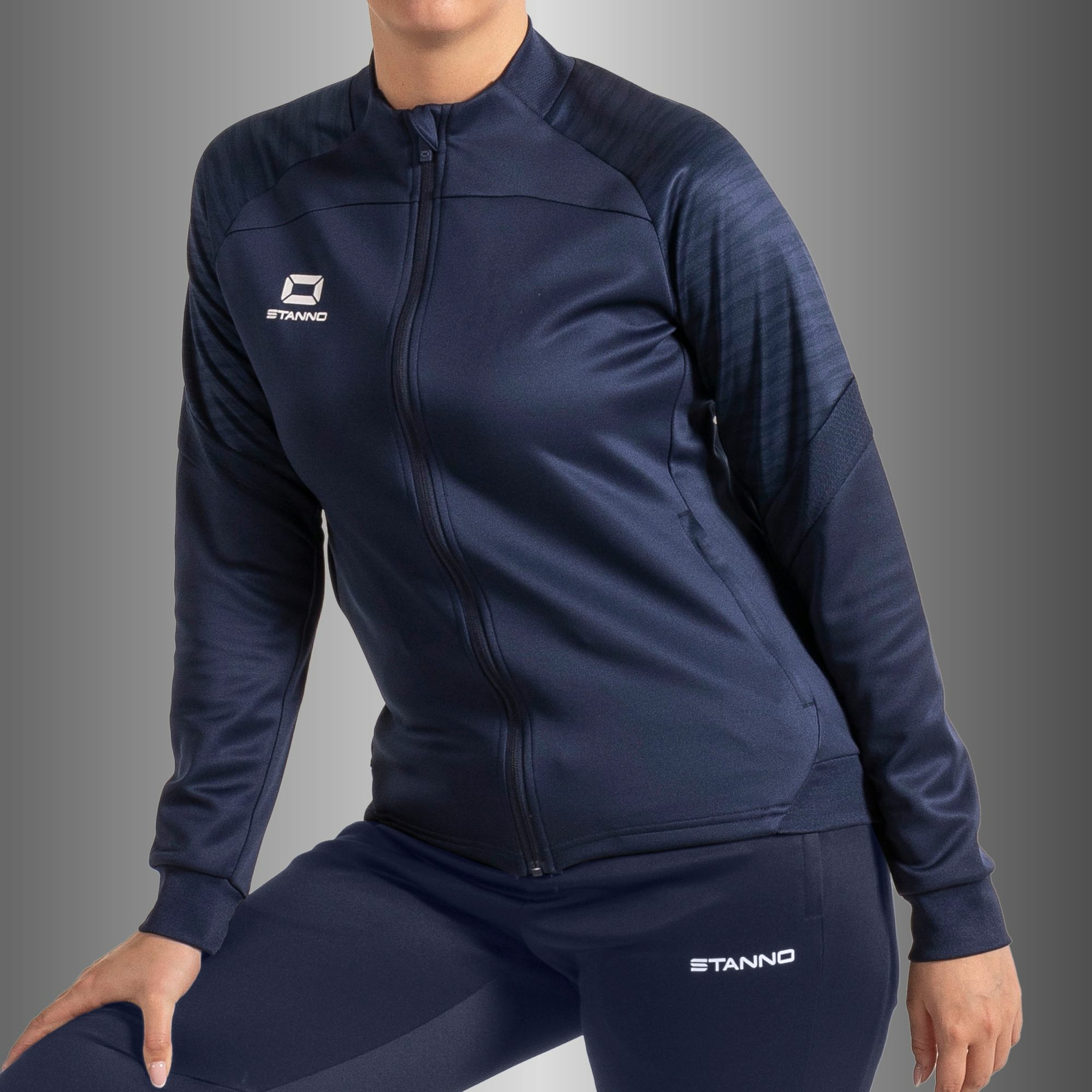 Stanno Bolt Full Zip Top dames - navy, foto 2 van 6