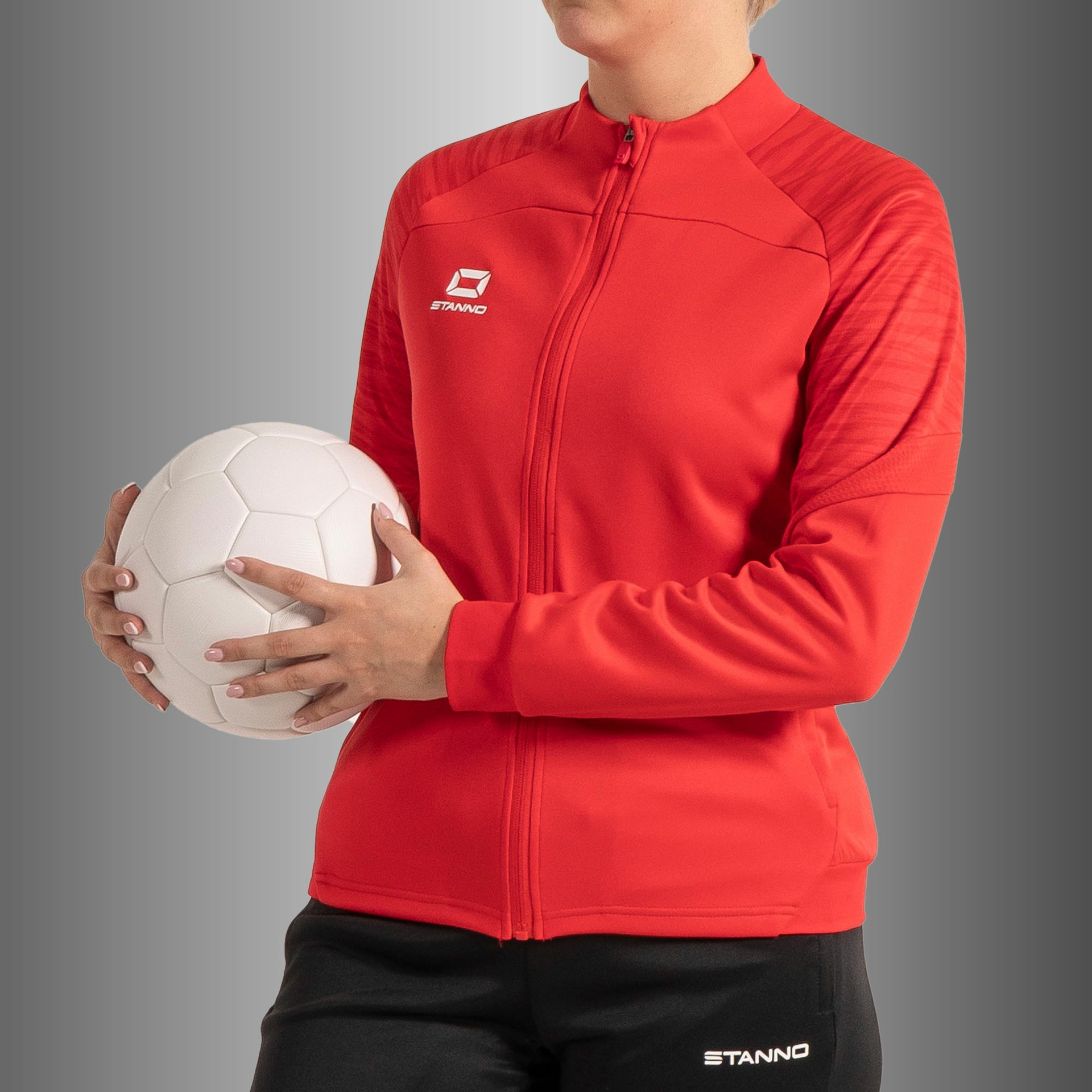Stanno Bolt Full Zip Top dames - rood, foto 2 van 6