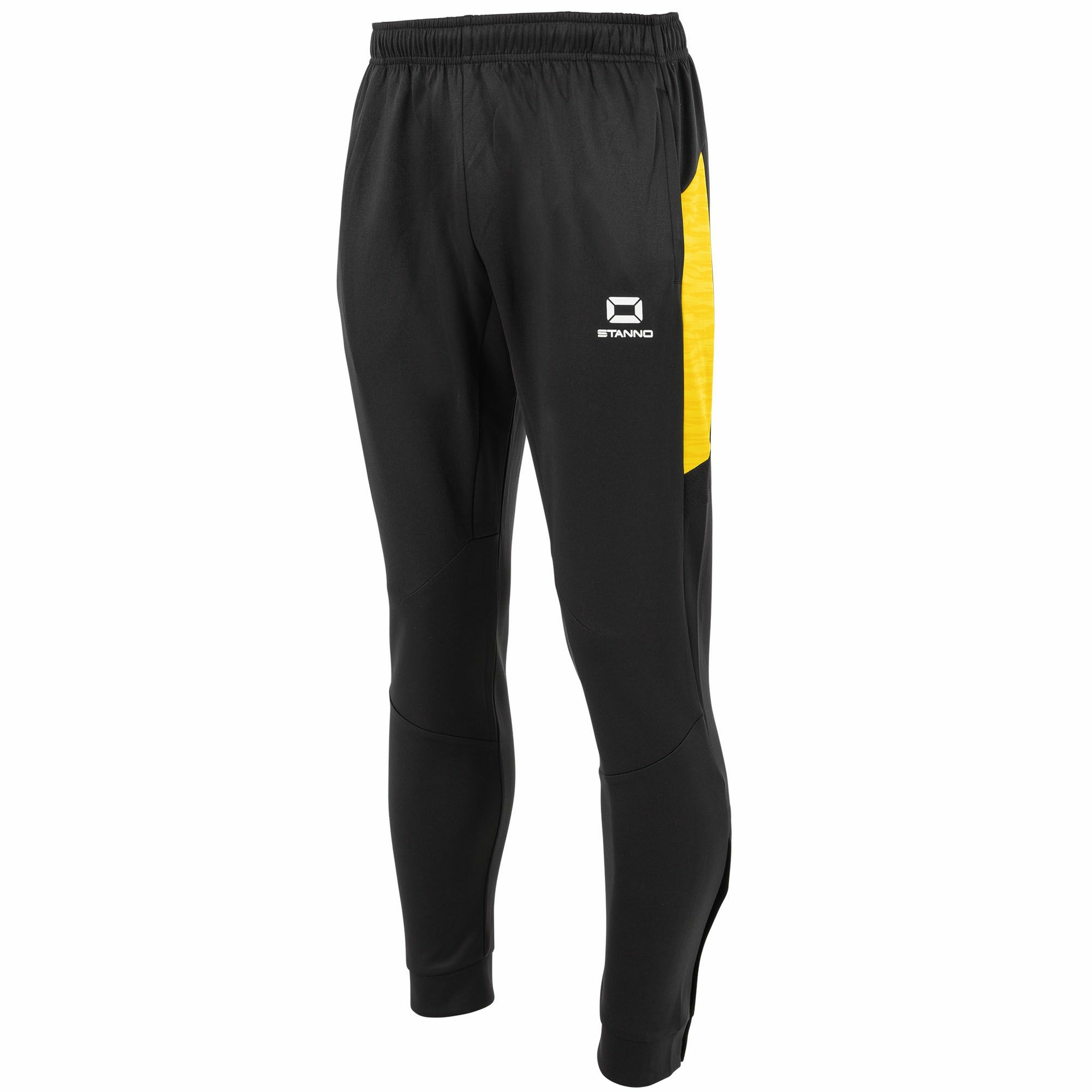 Stanno Bolt trainingsbroek - zwart/geel