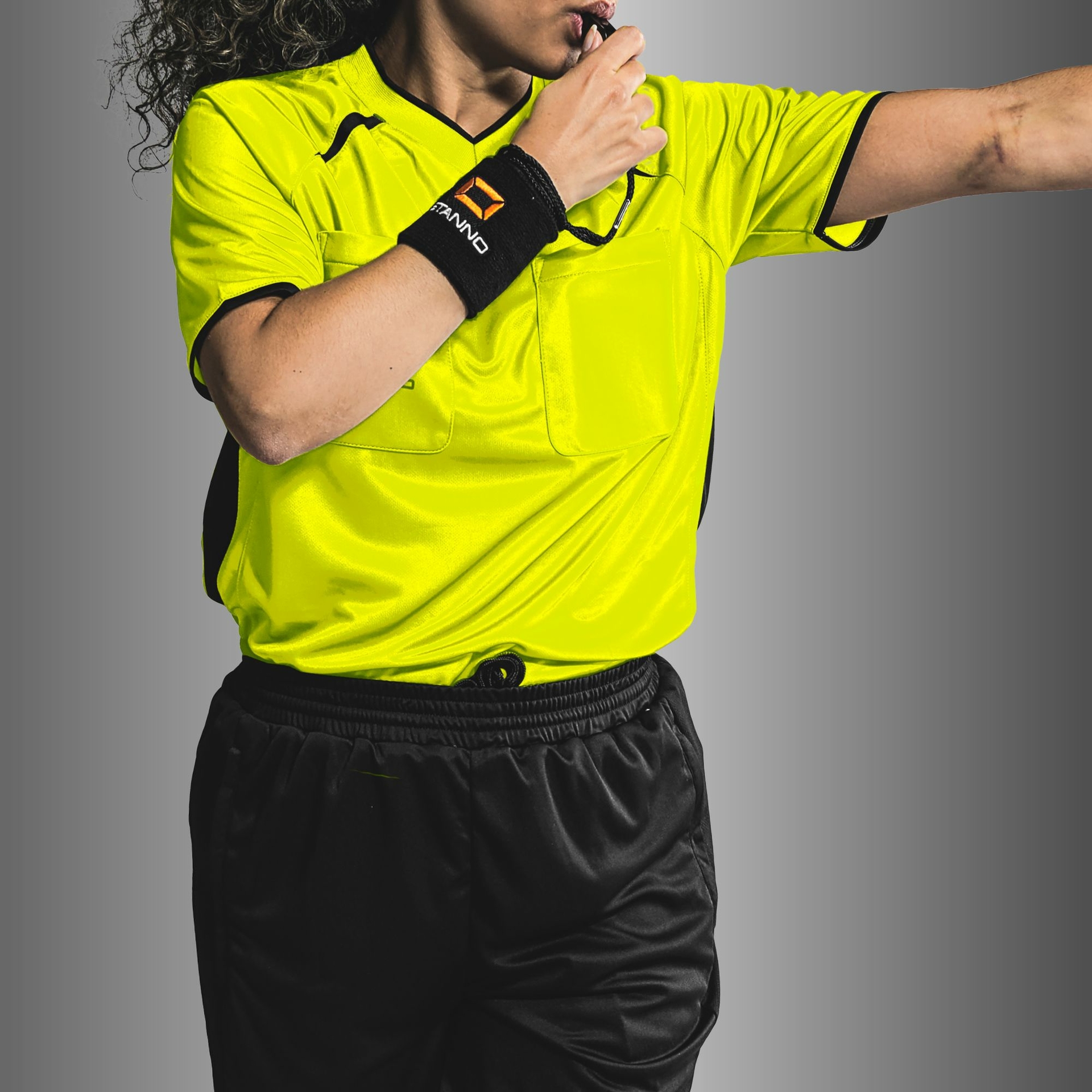 Stanno Bergamo II scheidsrechtersshirt - geel, foto 2 van 6