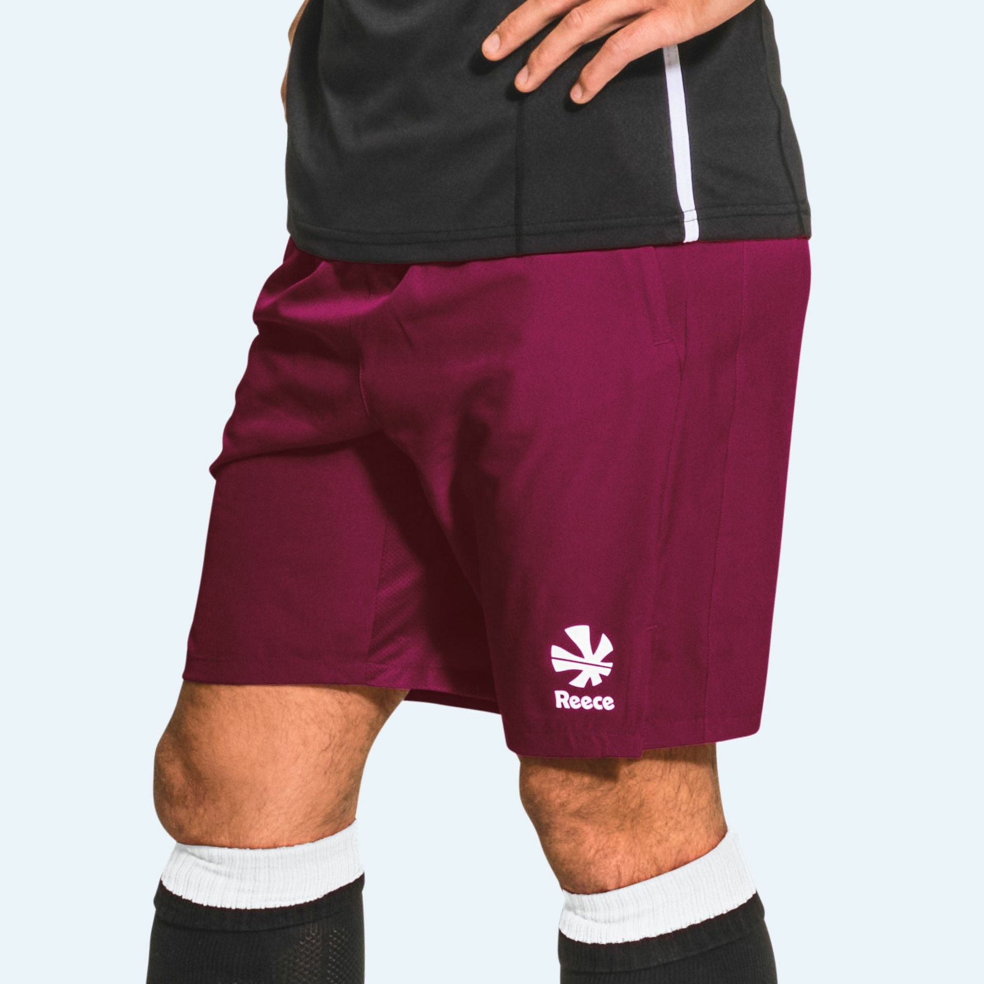 Reece Major short - bordeaux rood, foto 2 van 6