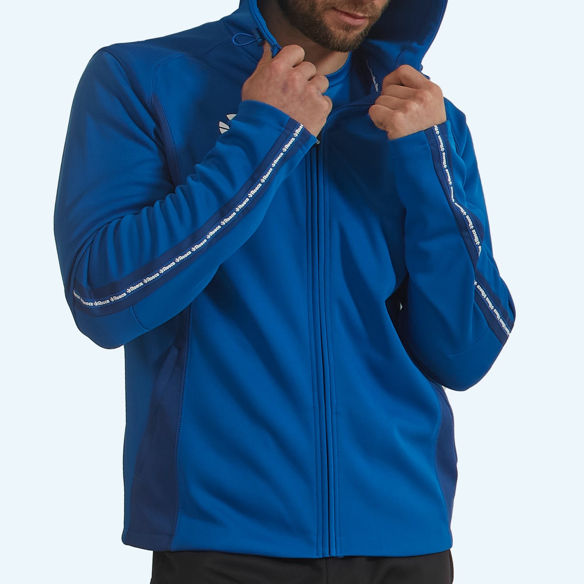 Reece Shift Hooded Full Zip - blauw, foto 2 van 5