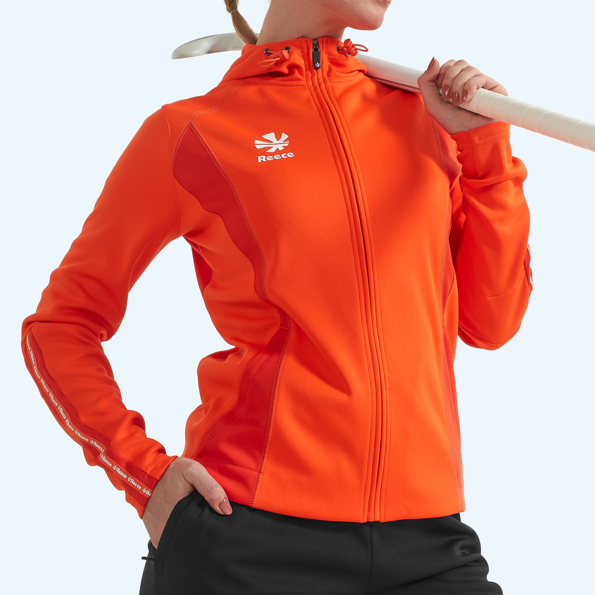 Reece Shift Hooded Full Zip dames - oranje, foto 2 van 6