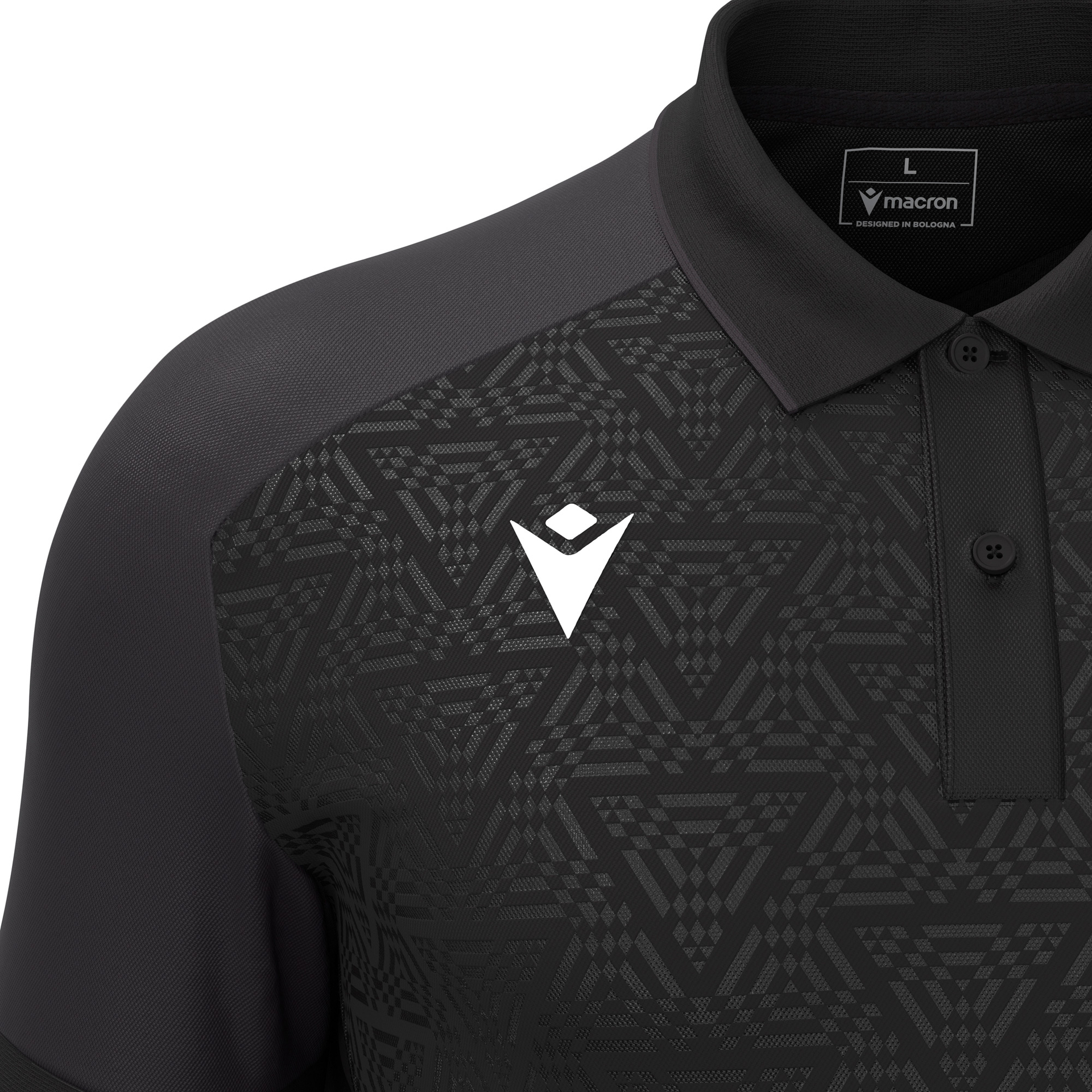 MAC Delfzijl - Macron Baldwin polo - zwart, foto 3 van 5