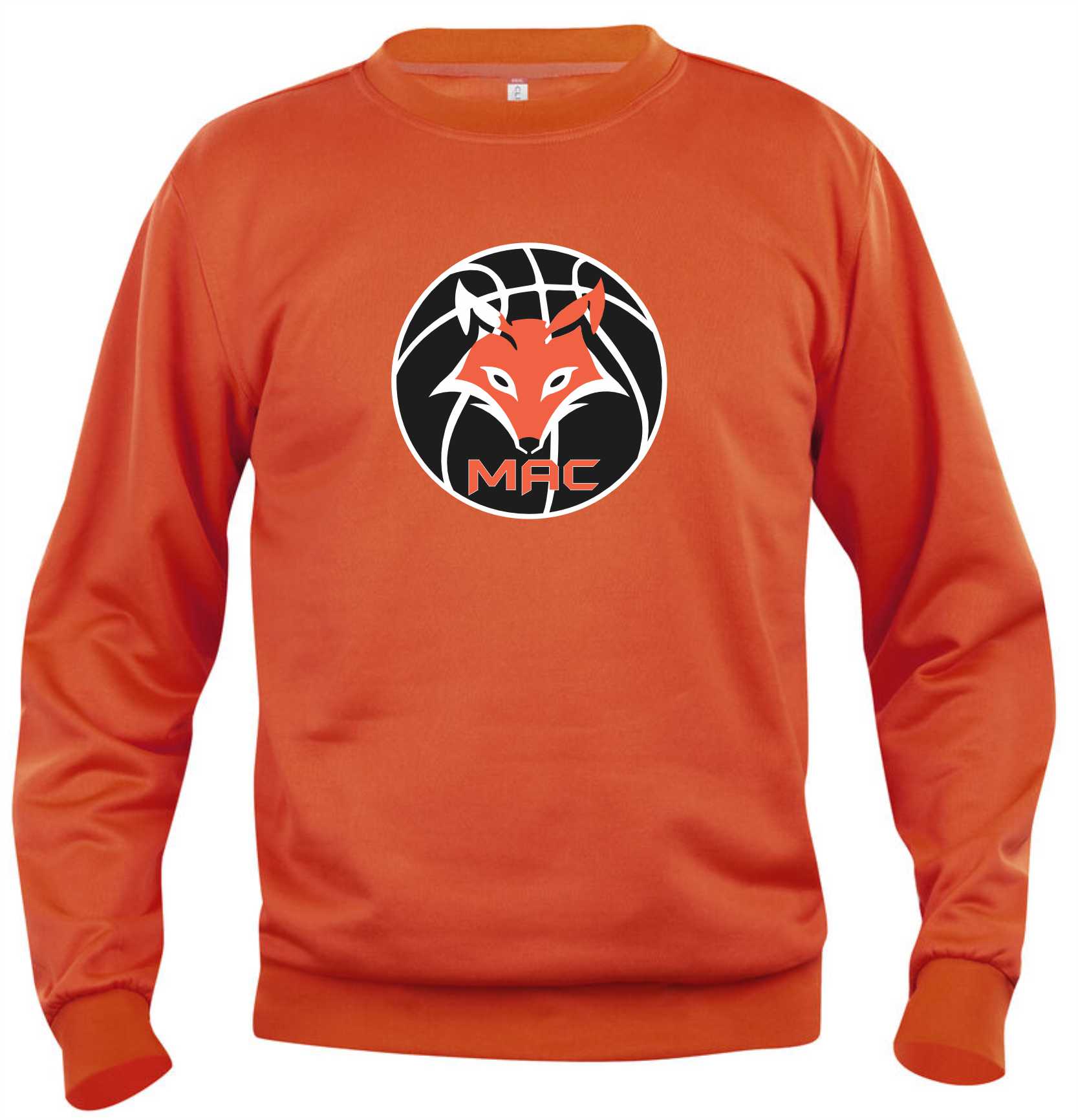 MAC Delfzijl - Basic Roundneck sweater - oranje