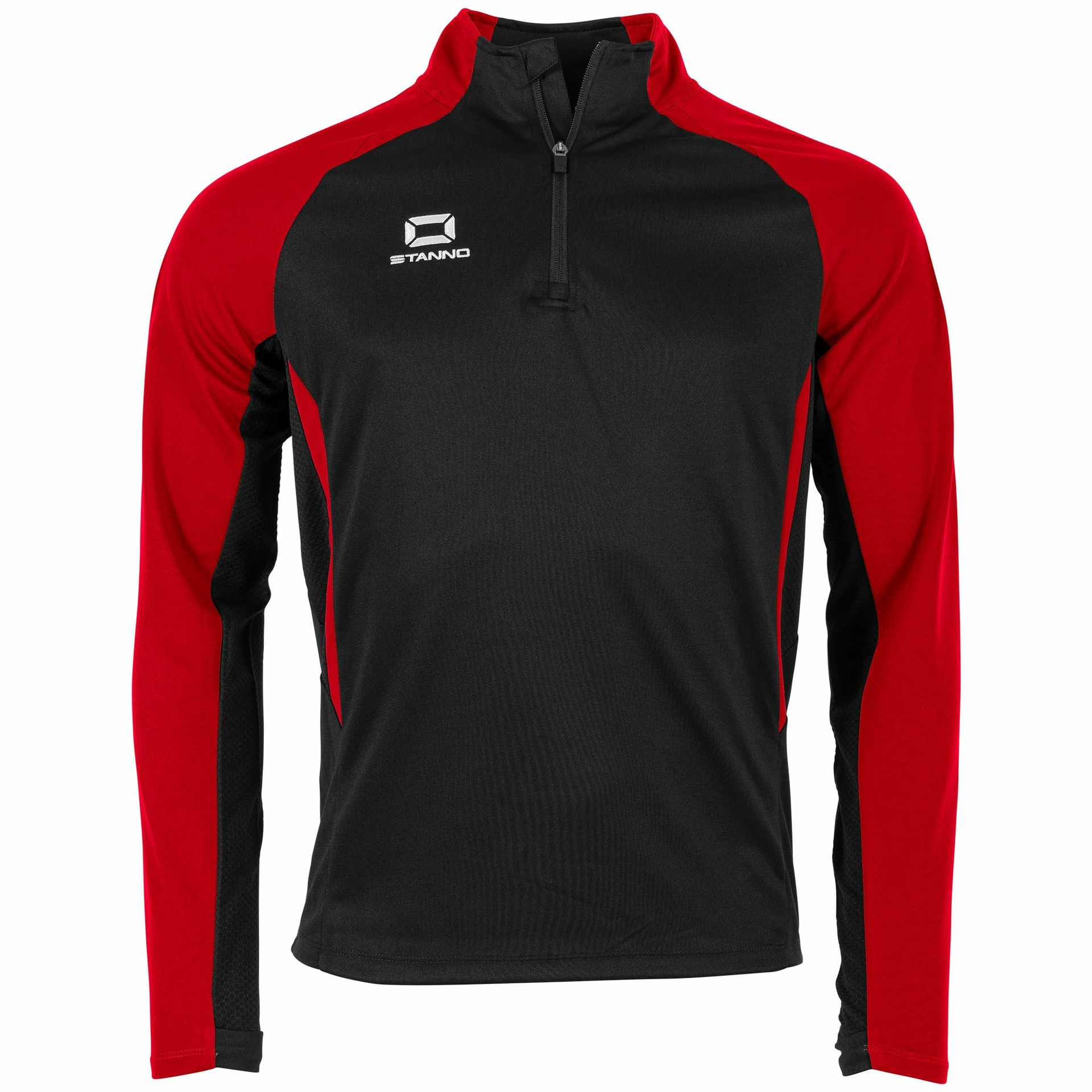 Stanno Stadio 1/4 Zip Top - zwart/rood, foto 3 van 6