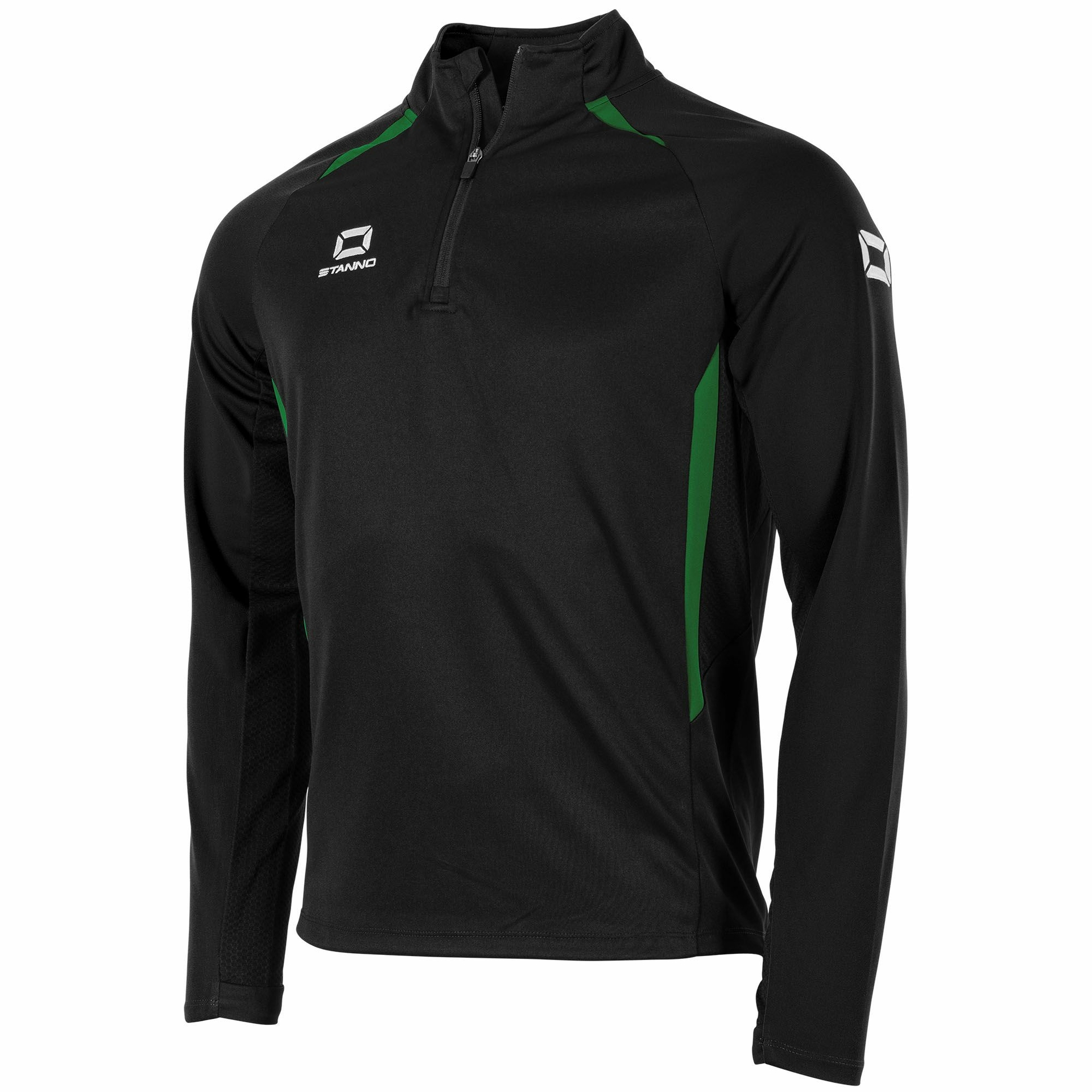 Stanno Stadio 1/4 Zip Top - zwart/groen
