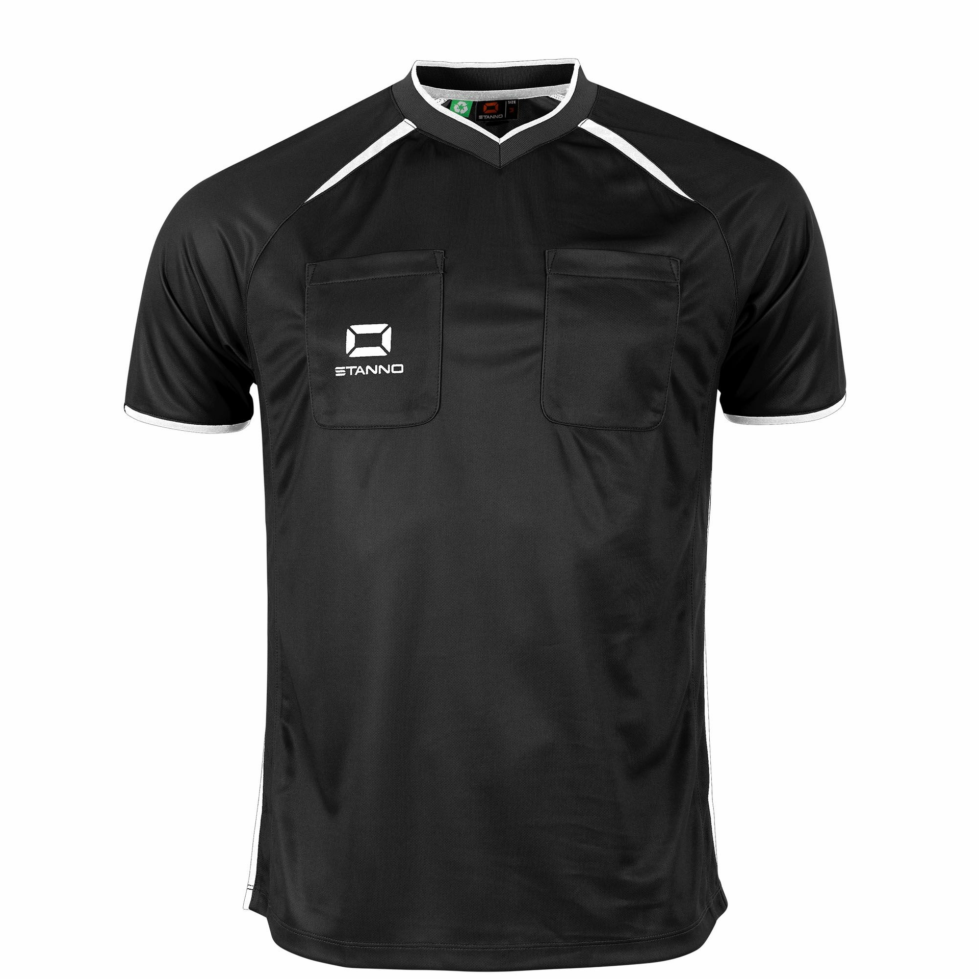 Stanno Bergamo II scheidsrechtersshirt - zwart