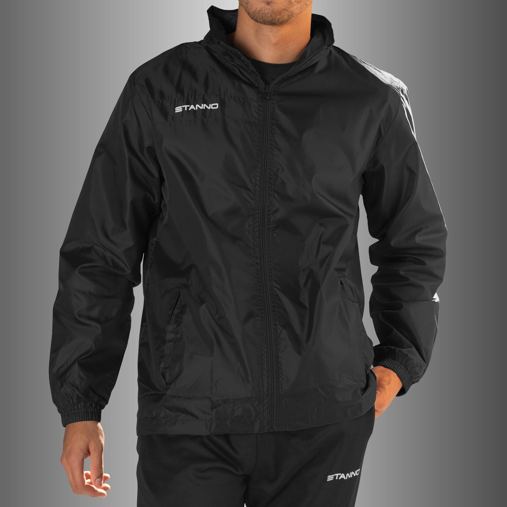 Stanno Field jacket - zwart, foto 2 van 6