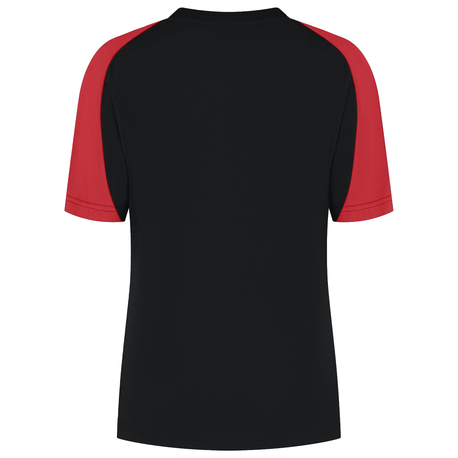 Tricorp T-shirt dames Bicolor Redefined - zwart/rood, foto 3 van 5