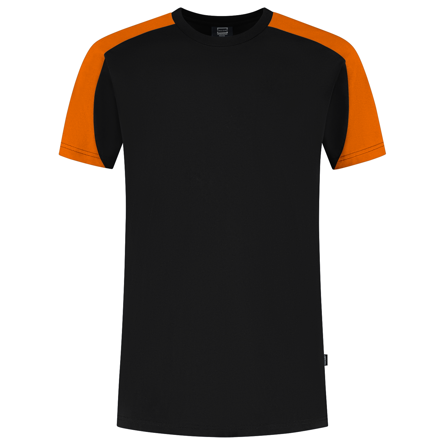 Tricorp T-shirt Bicolor Redefined - zwart/oranje