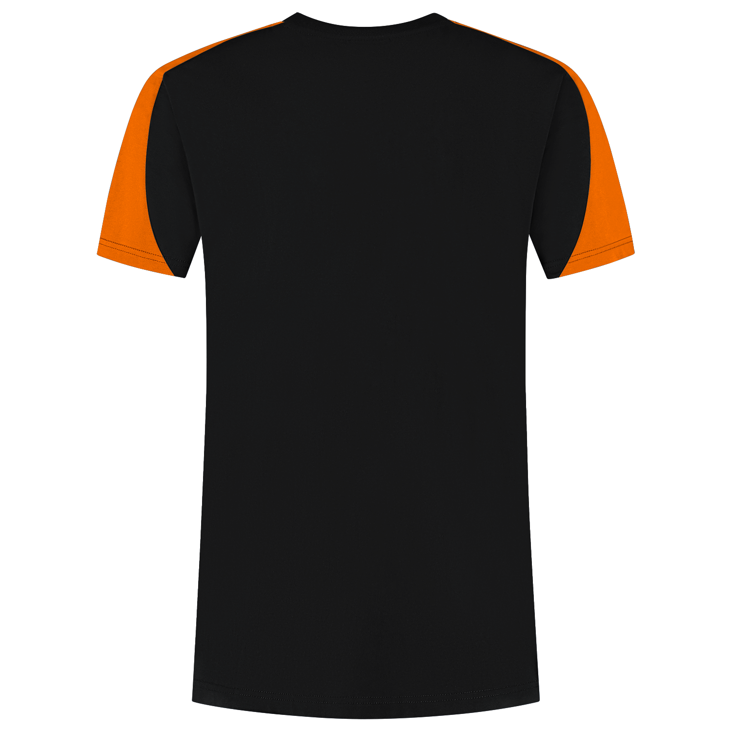 Tricorp T-shirt Bicolor Redefined - zwart/oranje, foto 3 van 5