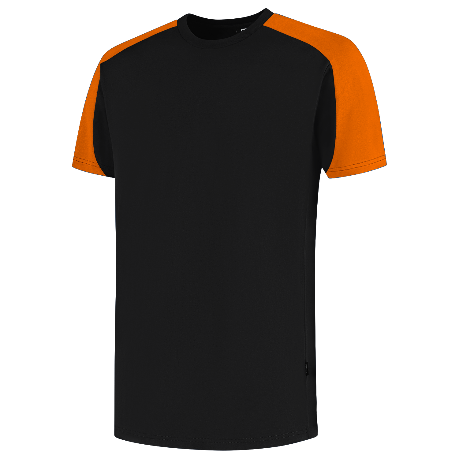 Tricorp T-shirt Bicolor Redefined - zwart/oranje, foto 5 van 5