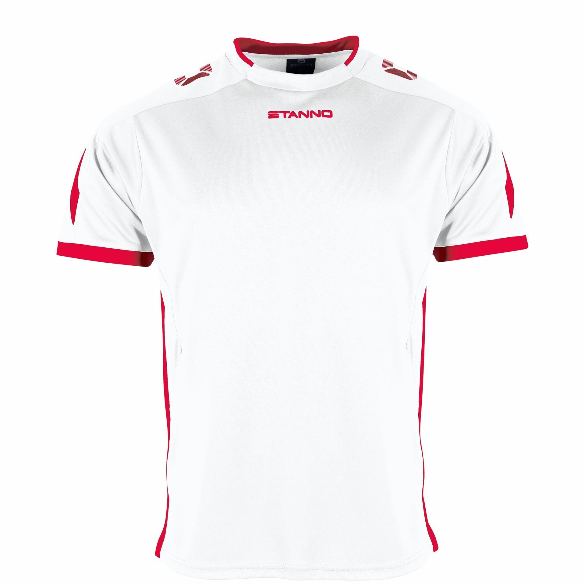 Stanno Drive shirt - wit/rood, foto 3 van 6