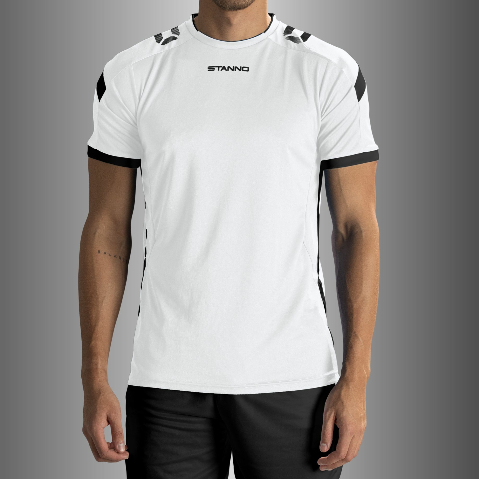Stanno Drive shirt - wit/zwart, foto 2 van 6