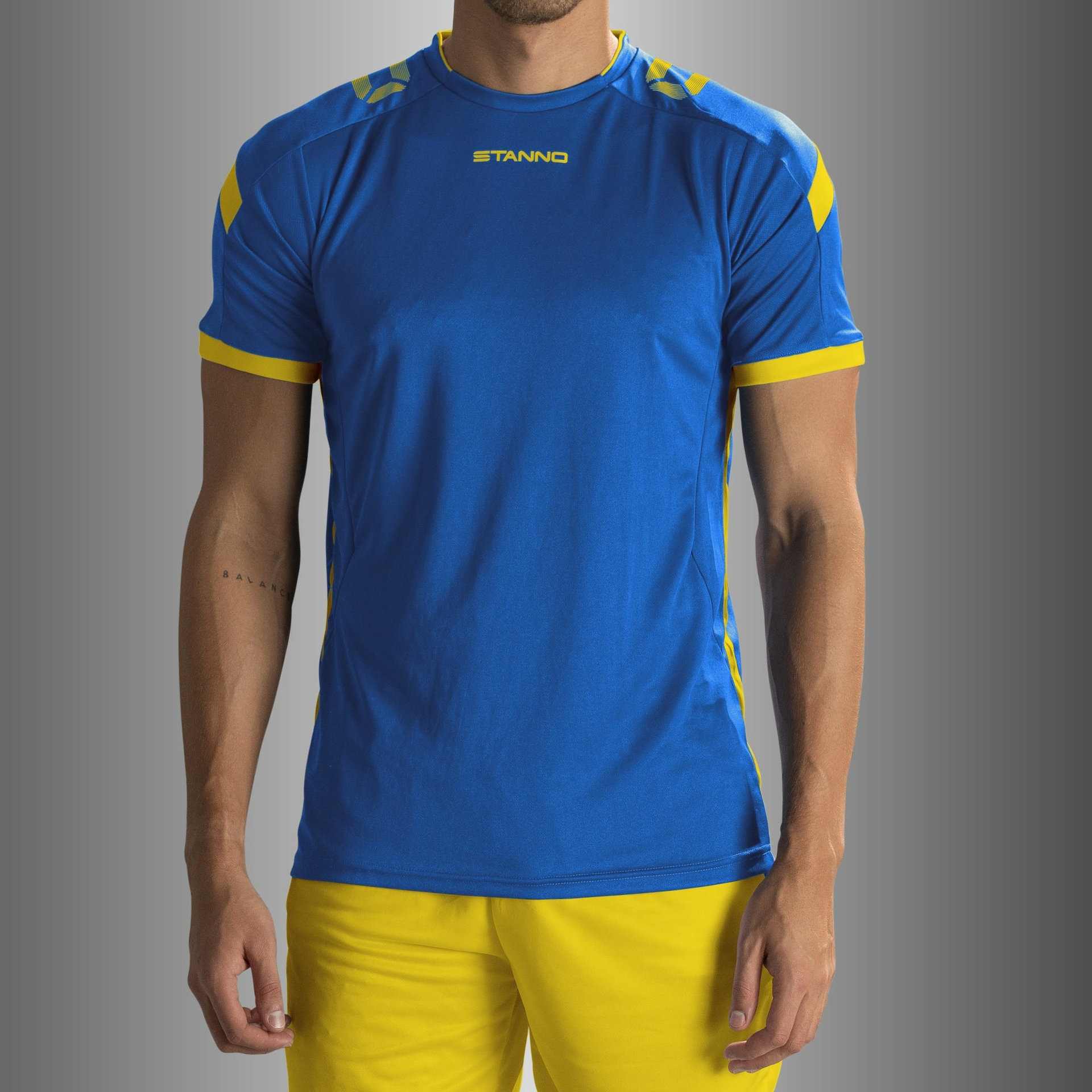 Stanno Drive shirt - blauw/geel, foto 2 van 6