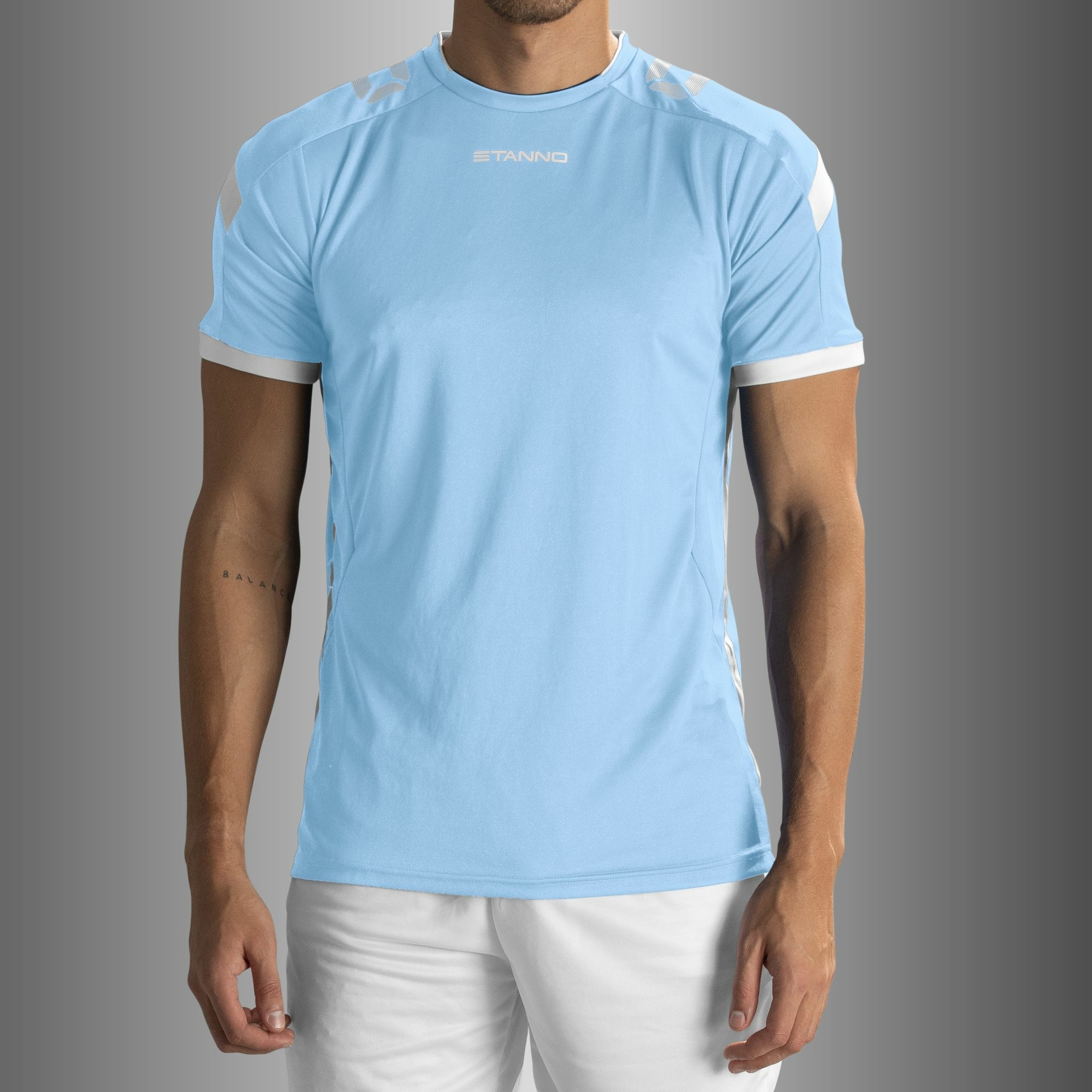 Stanno Drive shirt - sky blue, foto 2 van 6