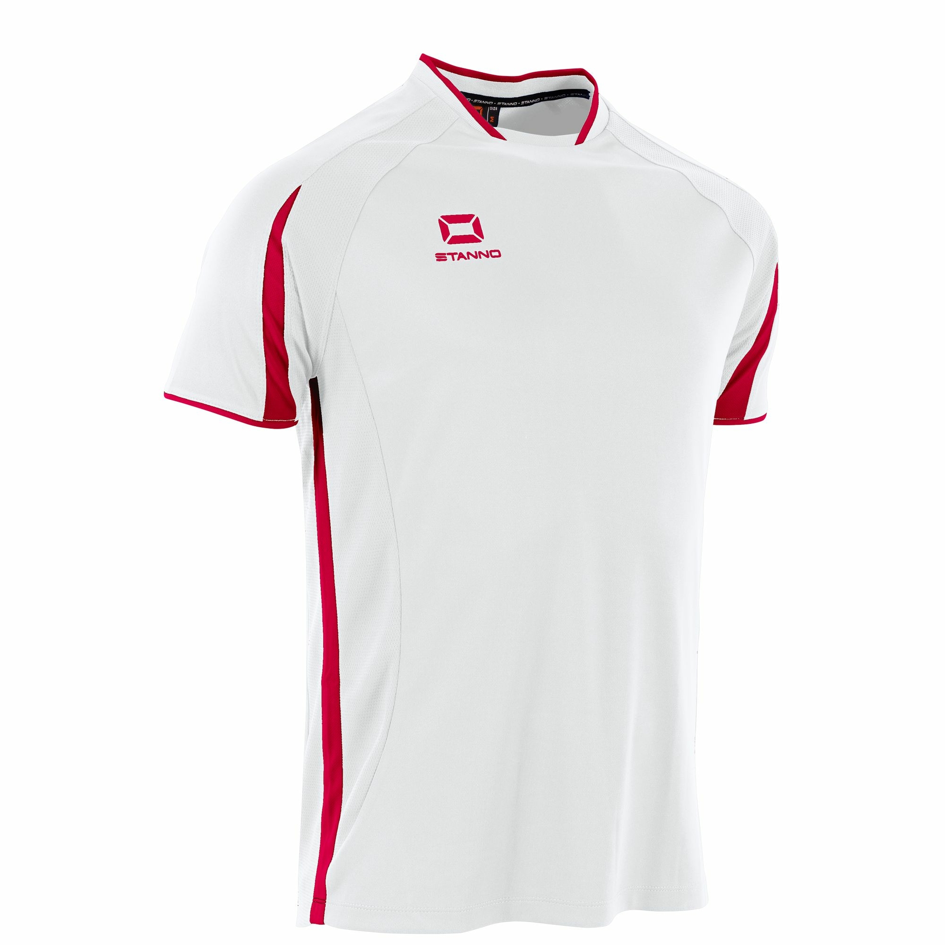 Stanno Unity shirt - wit/rood, foto 2 van 6