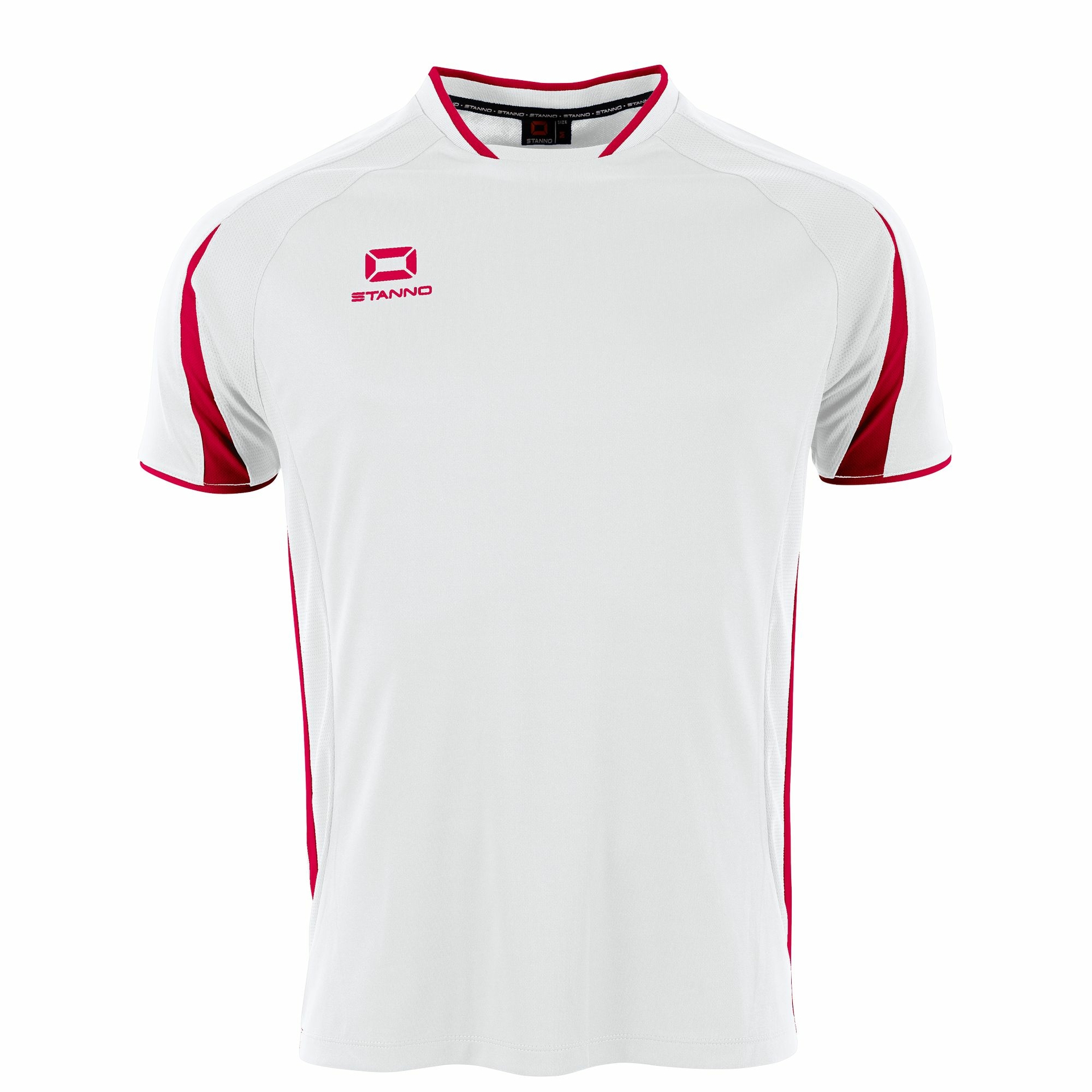 Stanno Unity shirt - wit/rood, foto 3 van 6