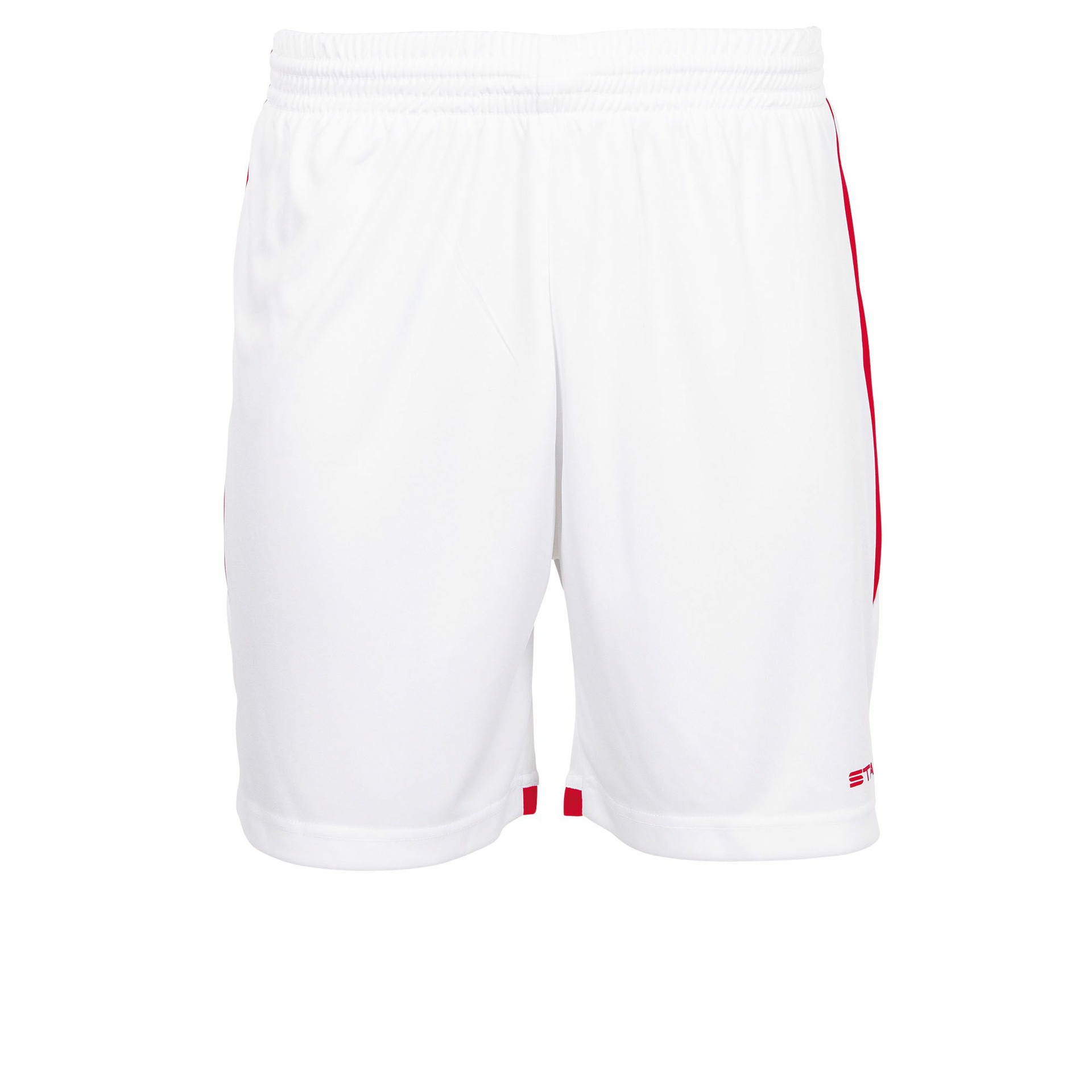 Stanno Focus II short - wit/rood, foto 3 van 6