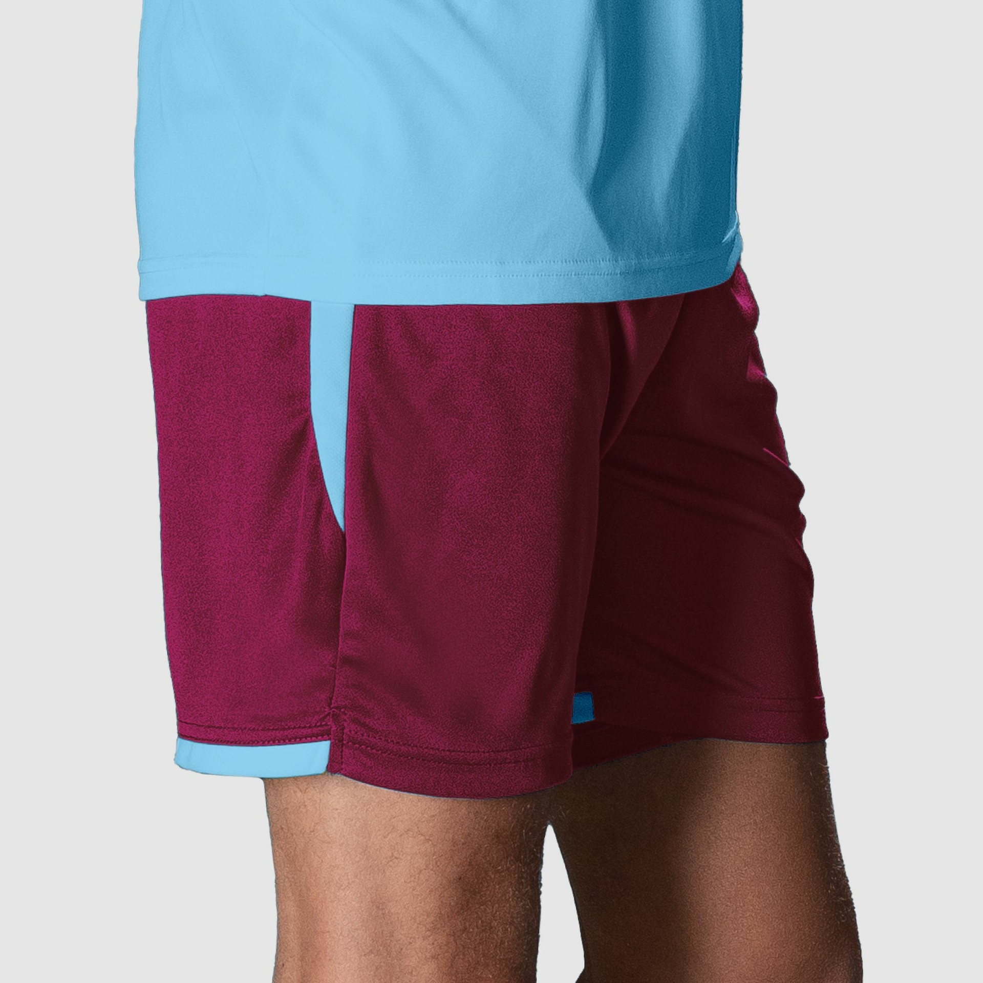Stanno Focus II short - bordeaux rood, foto 2 van 6