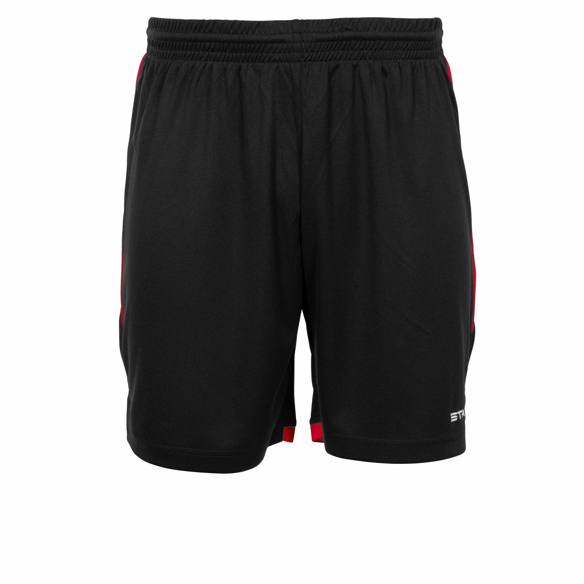 Stanno Focus II short - zwart/rood, foto 3 van 6