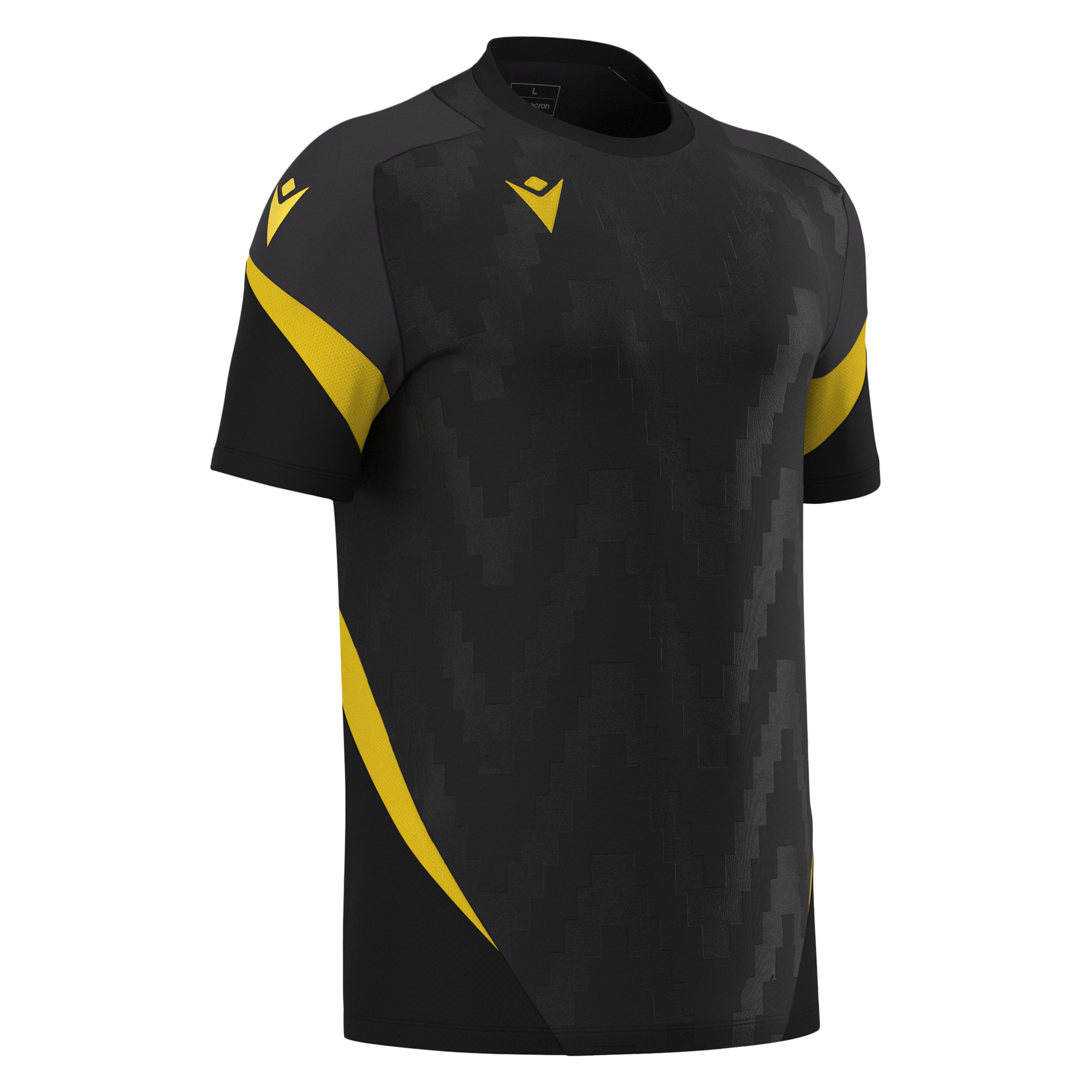 Macron Totem shirt - zwart/geel